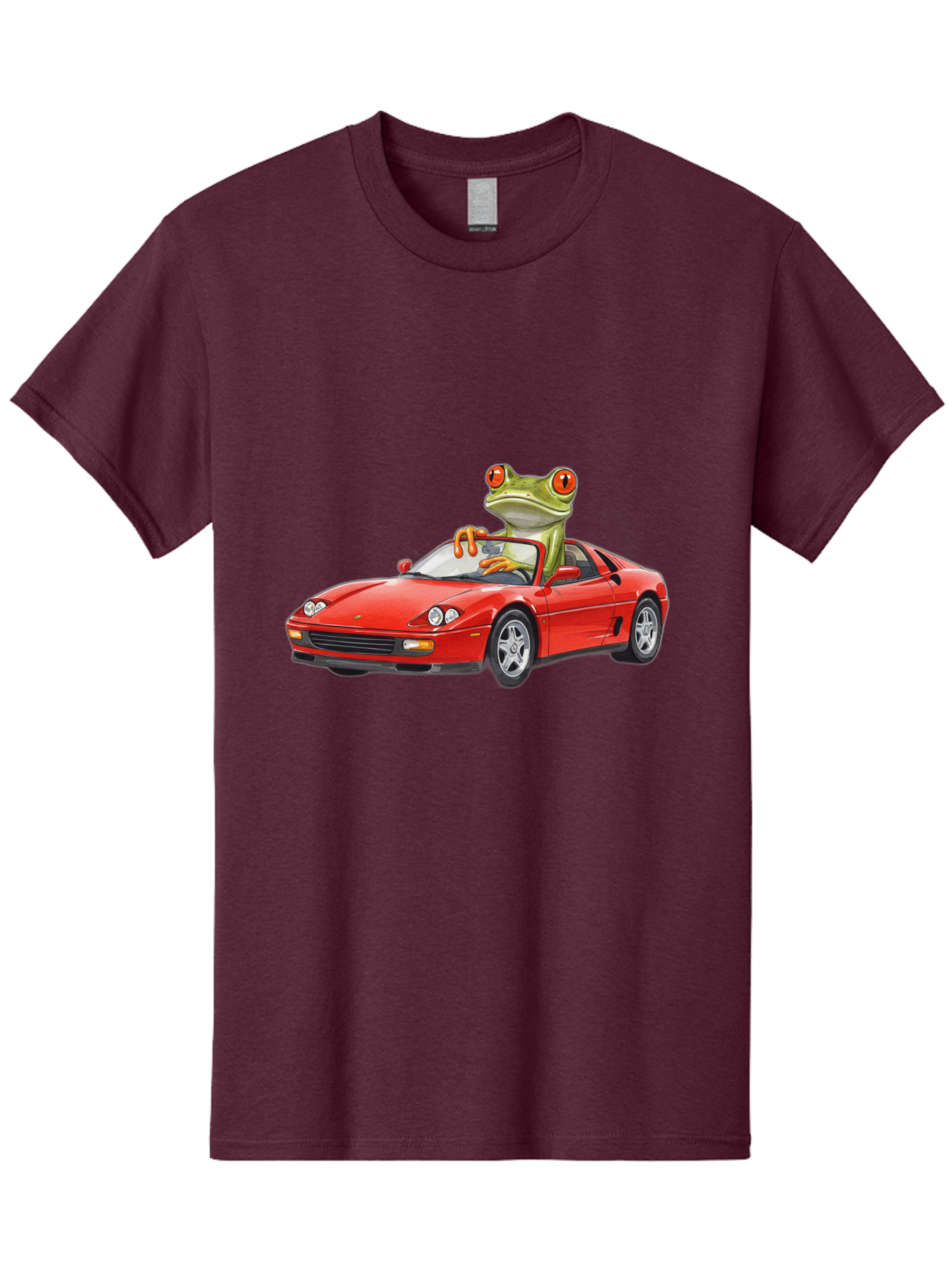 Frog-Driving-Ferrari Men'S Graphic Tee, 100% Cotton, Comfortable Casual Summer Wear, Machine Washable, Vintage Camera, Old Camera, Antique Camera, Black Camera, Classic Photography, Photography Equipment, Nostalgic Device, Film Camera, Baf821