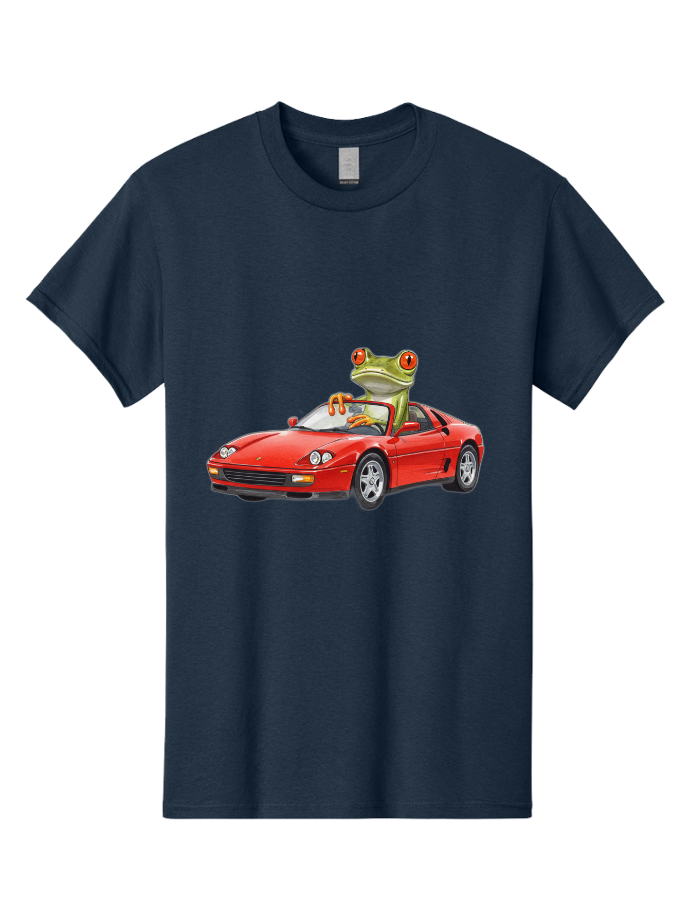Frog-Driving-Ferrari Men'S Graphic Tee, 100% Cotton, Comfortable Casual Summer Wear, Machine Washable, Vintage Camera, Old Camera, Antique Camera, Black Camera, Classic Photography, Photography Equipment, Nostalgic Device, Film Camera, Baf821