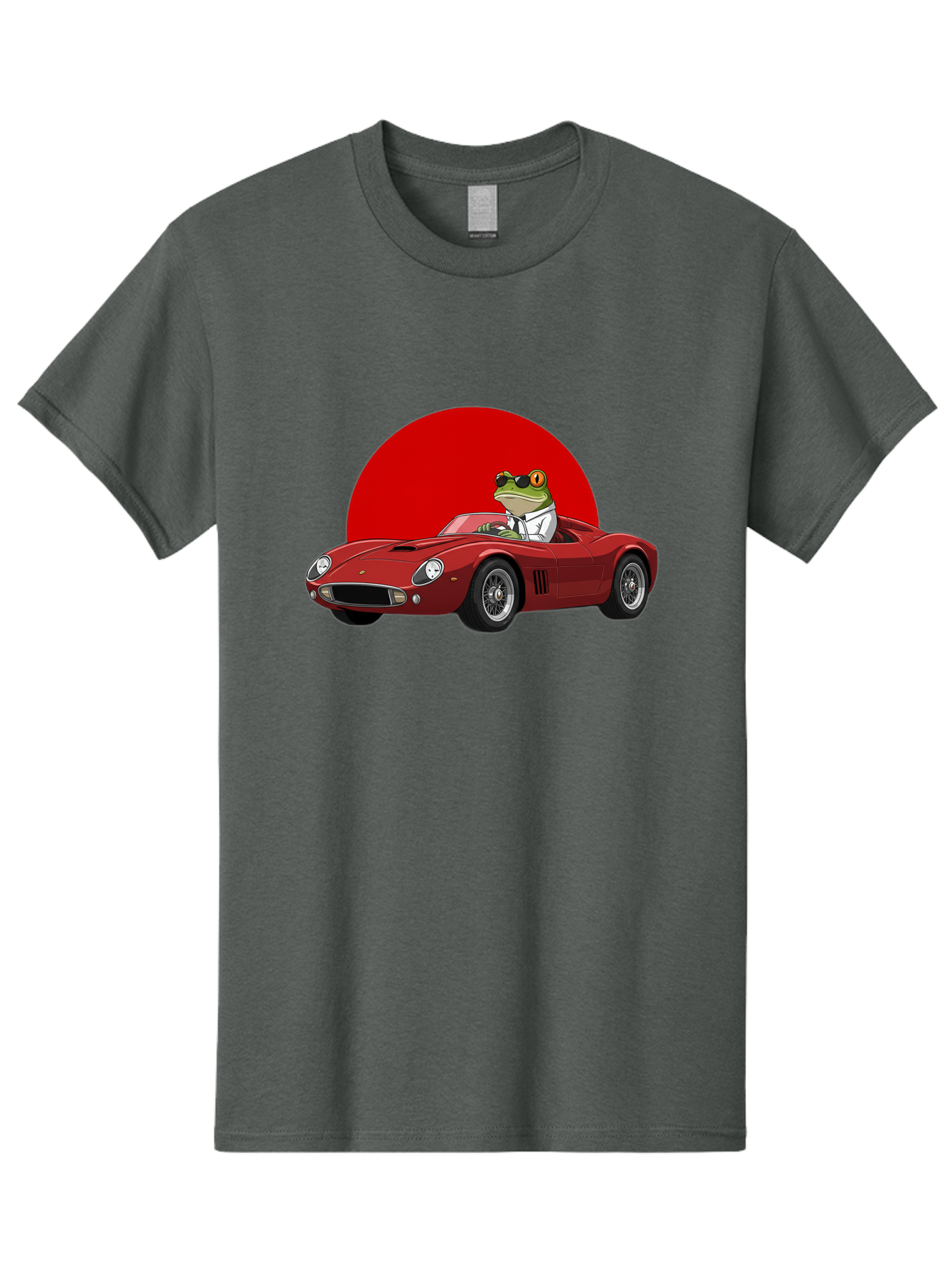 Frog-Driving-Red-Convertible Men'S Graphic Tee, 100% Cotton, Comfortable Casual Summer Wear, Machine Washable, Vintage Camera, Old Camera, Antique Camera, Black Camera, Classic Photography, Photography Equipment, Nostalgic Device, Film Camera, Baf822