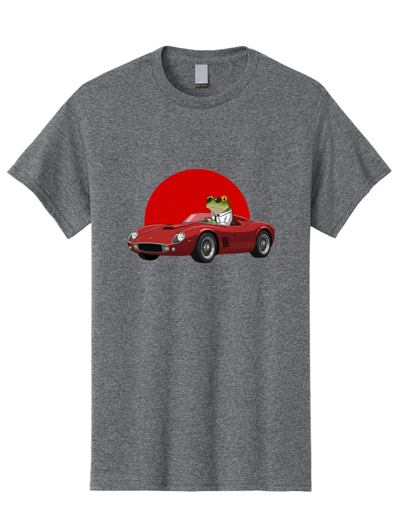 Frog-Driving-Red-Convertible Men'S Graphic Tee, 100% Cotton, Comfortable Casual Summer Wear, Machine Washable, Vintage Camera, Old Camera, Antique Camera, Black Camera, Classic Photography, Photography Equipment, Nostalgic Device, Film Camera, Baf822