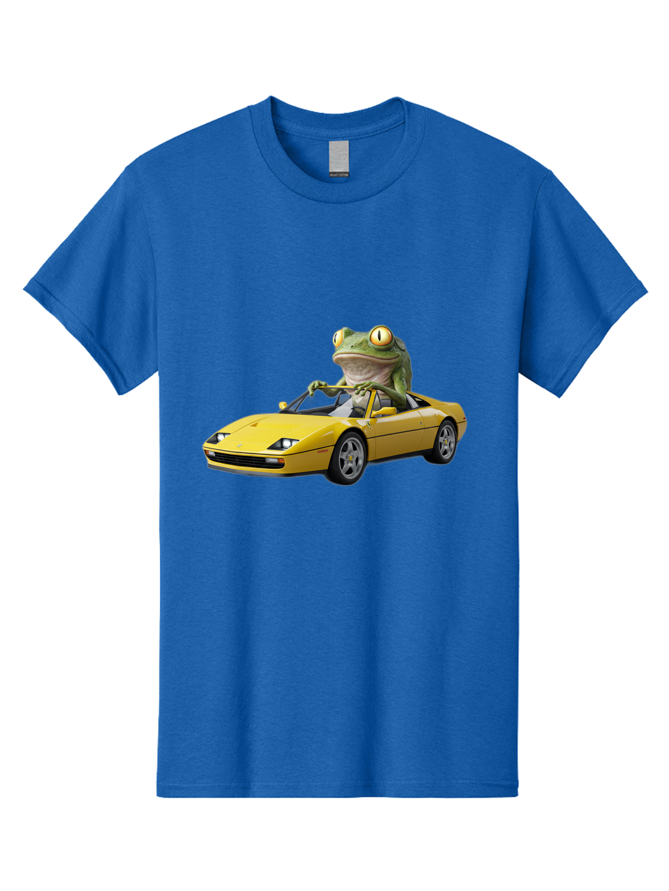 Frog-Driving-Yellow-Ferrari Men'S Graphic Tee, 100% Cotton, Comfortable Casual Summer Wear, Machine Washable, Vintage Camera, Old Camera, Antique Camera, Black Camera, Classic Photography, Photography Equipment, Nostalgic Device, Film Camera, Baf823