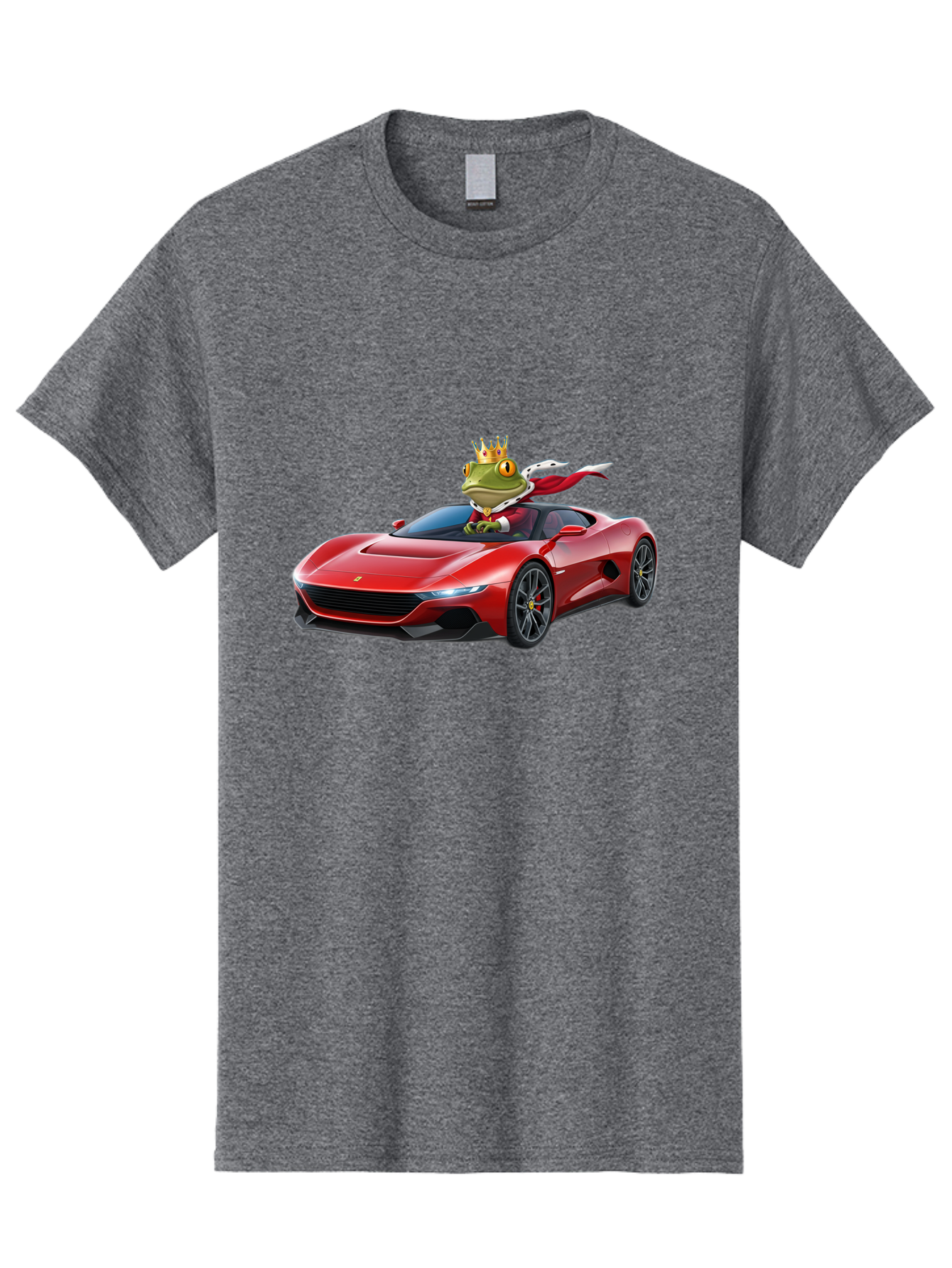 Frog-In-Ferrari-1 Men'S Graphic Tee, 100% Cotton, Comfortable Casual Summer Wear, Machine Washable, Vintage Camera, Old Camera, Antique Camera, Black Camera, Classic Photography, Photography Equipment, Nostalgic Device, Film Camera, Camera Art Baf825