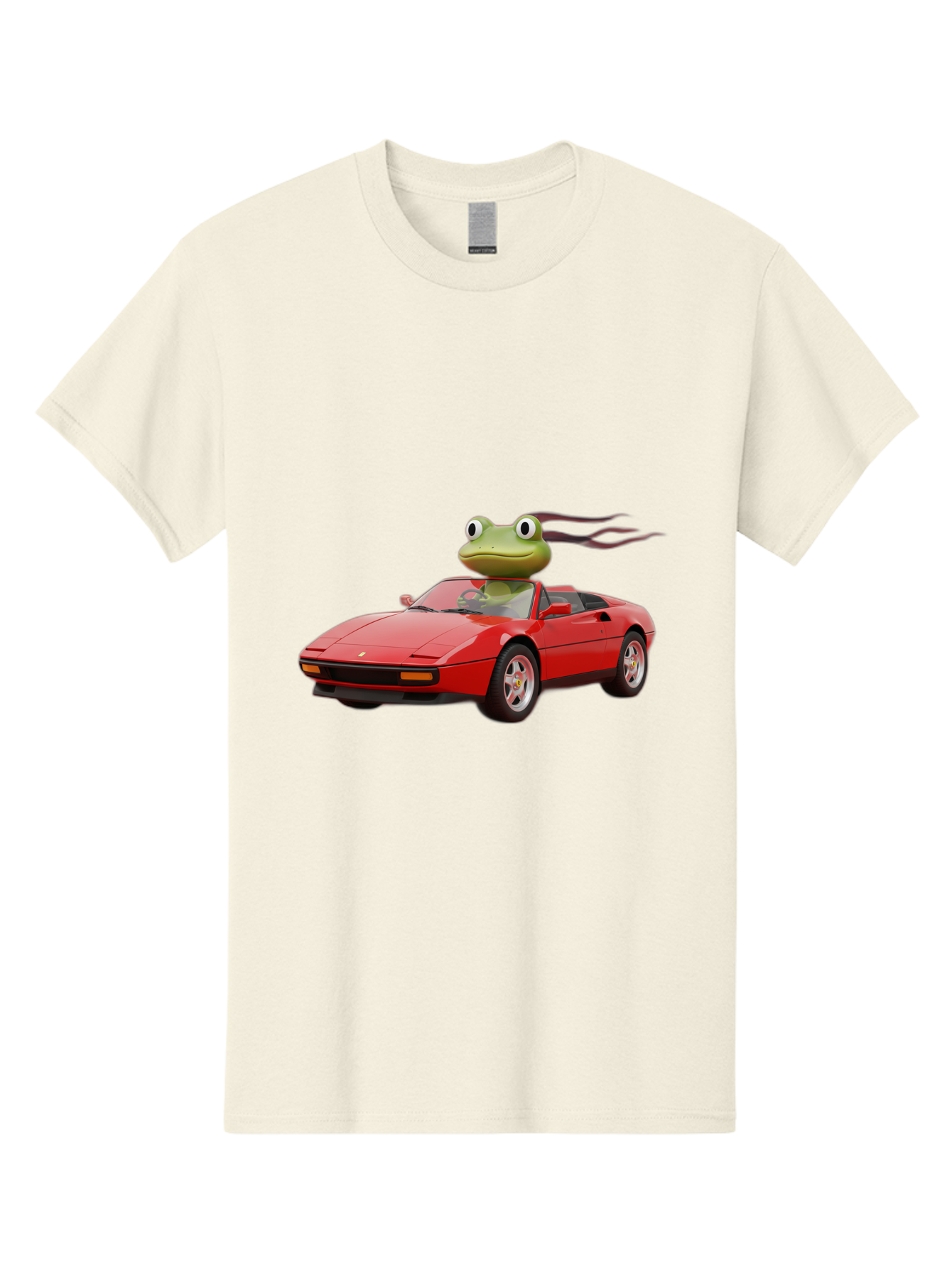 Frog-In-Ferrari-2 Men'S Graphic Tee, 100% Cotton, Comfortable Casual Summer Wear, Machine Washable, Vintage Camera, Old Camera, Antique Camera, Black Camera, Classic Photography, Photography Equipment, Nostalgic Device, Film Camera, Camera Art Baf826