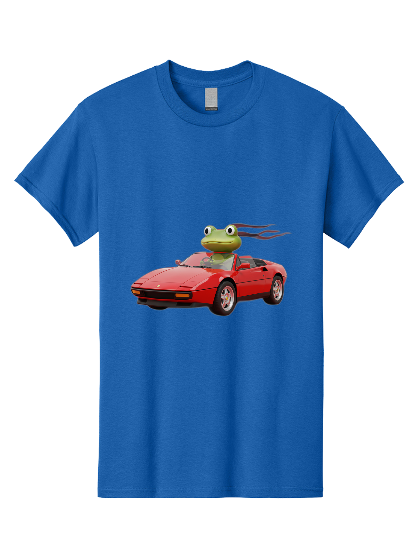 Frog-In-Ferrari-2 Men'S Graphic Tee, 100% Cotton, Comfortable Casual Summer Wear, Machine Washable, Vintage Camera, Old Camera, Antique Camera, Black Camera, Classic Photography, Photography Equipment, Nostalgic Device, Film Camera, Camera Art Baf826