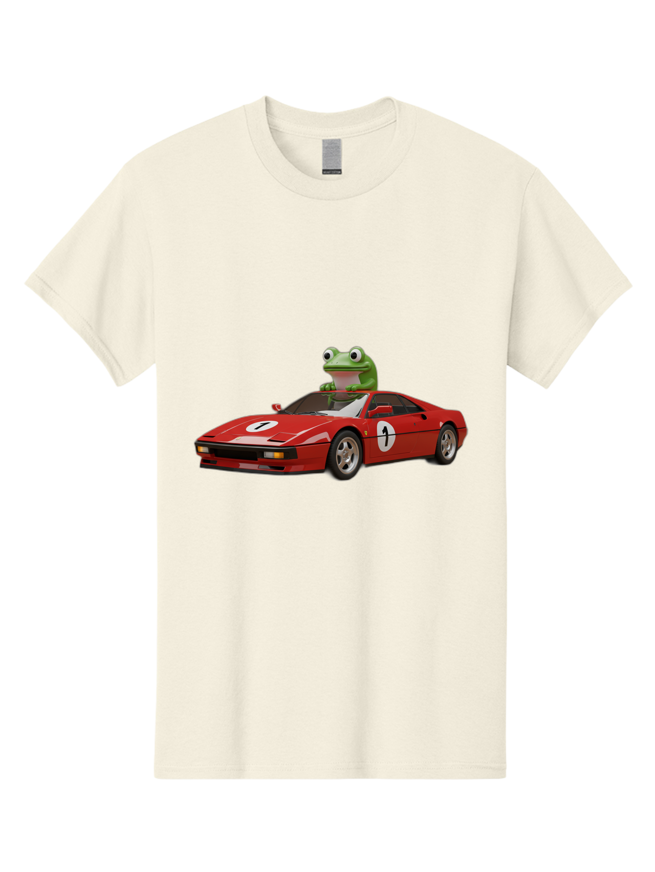 Frog-In-Ferrari-4 Men'S Graphic Tee, 100% Cotton, Comfortable Casual Summer Wear, Machine Washable, Vintage Camera, Old Camera, Antique Camera, Black Camera, Classic Photography, Photography Equipment, Nostalgic Device, Film Camera, Camera Art Baf828