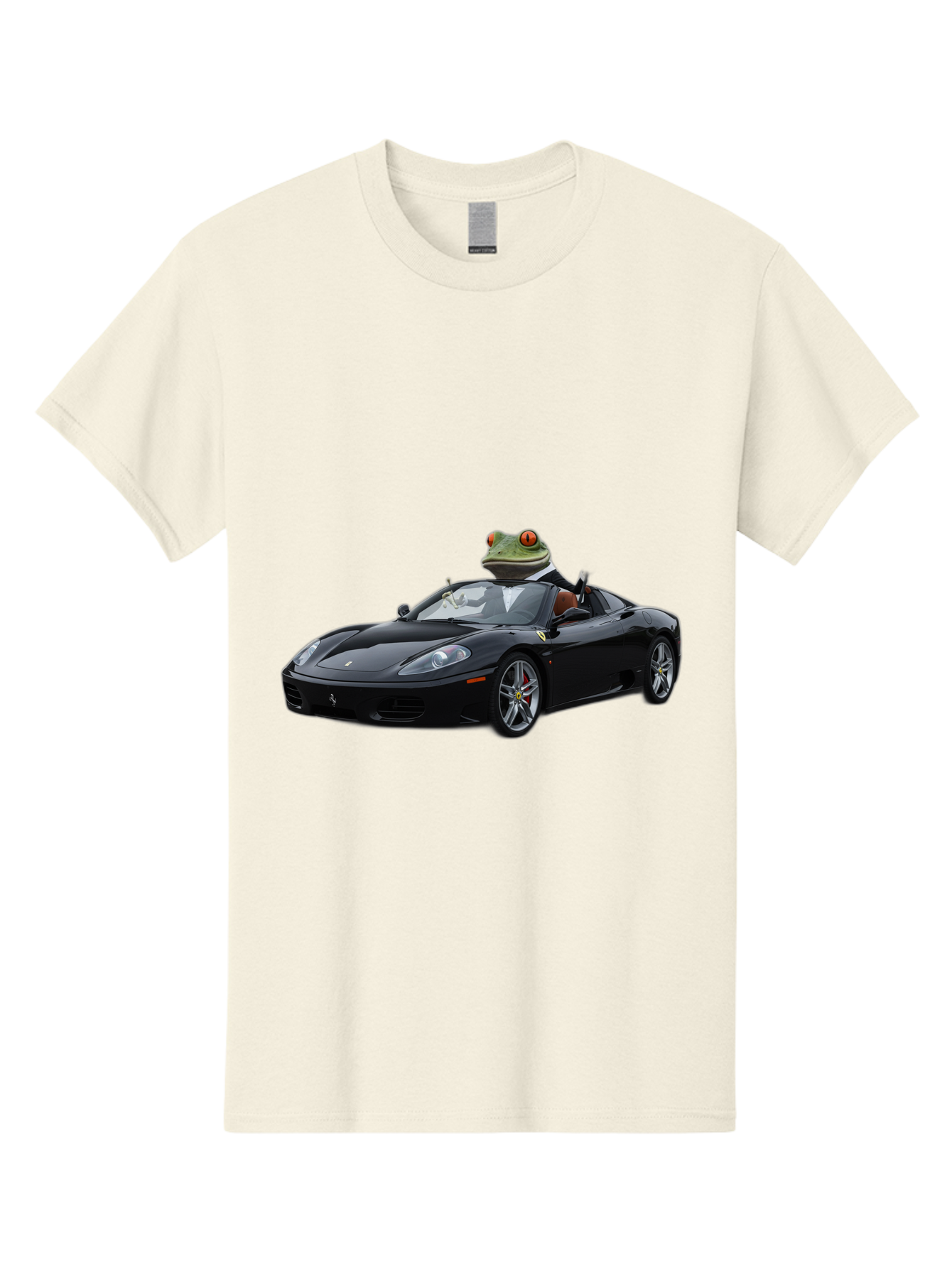 Frog-In-Ferrari-7 Men'S Graphic Tee, 100% Cotton, Comfortable Casual Summer Wear, Machine Washable, Vintage Camera, Old Camera, Antique Camera, Black Camera, Classic Photography, Photography Equipment, Nostalgic Device, Film Camera, Camera Art Baf831