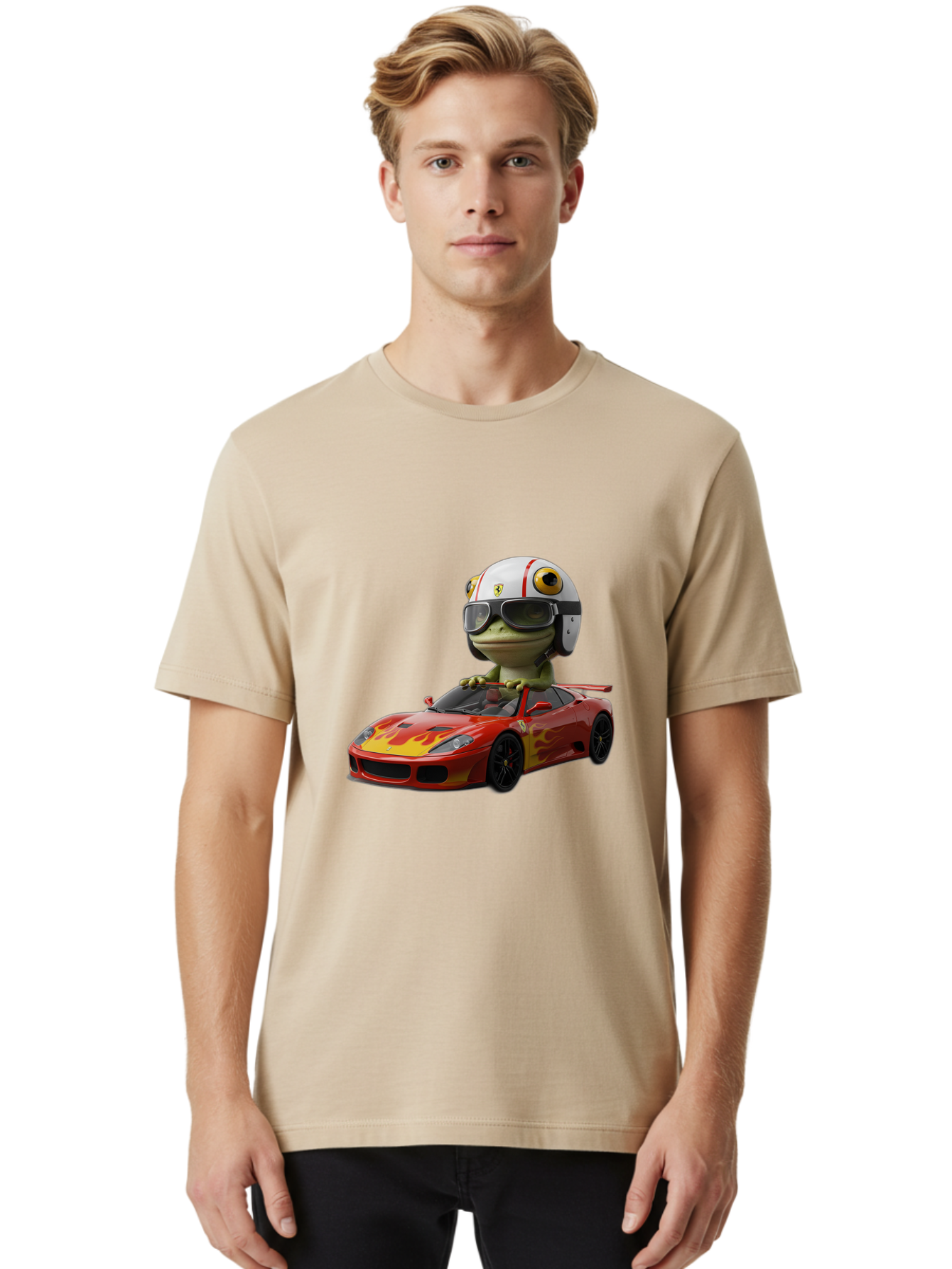 Frog-In-Ferrari Men'S Graphic Tee, 100% Cotton, Comfortable Casual Summer Wear, Machine Washable, Vintage Camera, Old Camera, Antique Camera, Black Camera, Classic Photography, Photography Equipment, Nostalgic Device, Film Camera, Camera Art Baf833