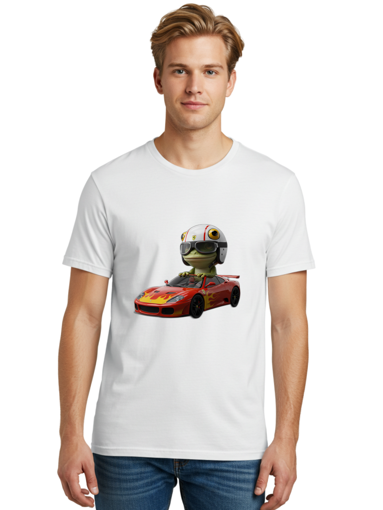 Frog-In-Ferrari Men'S Graphic Tee, 100% Cotton, Comfortable Casual Summer Wear, Machine Washable, Vintage Camera, Old Camera, Antique Camera, Black Camera, Classic Photography, Photography Equipment, Nostalgic Device, Film Camera, Camera Art Baf833