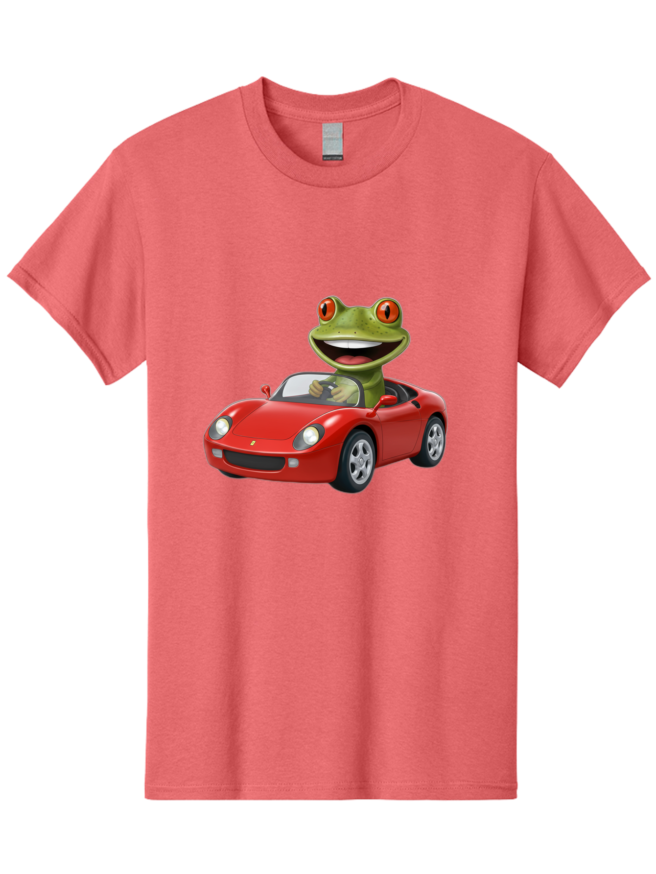 Frog-In-Red-Sports-Car Men'S Graphic Tee, 100% Cotton, Comfortable Casual Summer Wear, Machine Washable, Vintage Camera, Old Camera, Antique Camera, Black Camera, Classic Photography, Photography Equipment, Nostalgic Device, Film Camera, Baf838