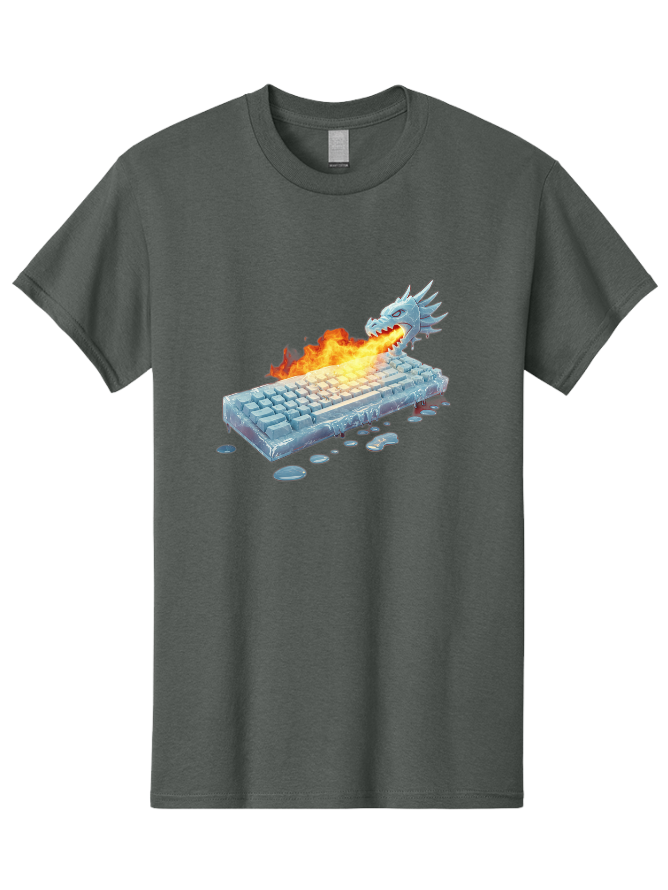 Frozen-Keyboard-Dragon Men'S Graphic Tee, 100% Cotton, Comfortable Casual Summer Wear, Machine Washable, Vintage Camera, Old Camera, Antique Camera, Black Camera, Classic Photography, Photography Equipment, Nostalgic Device, Film Camera, Baf849