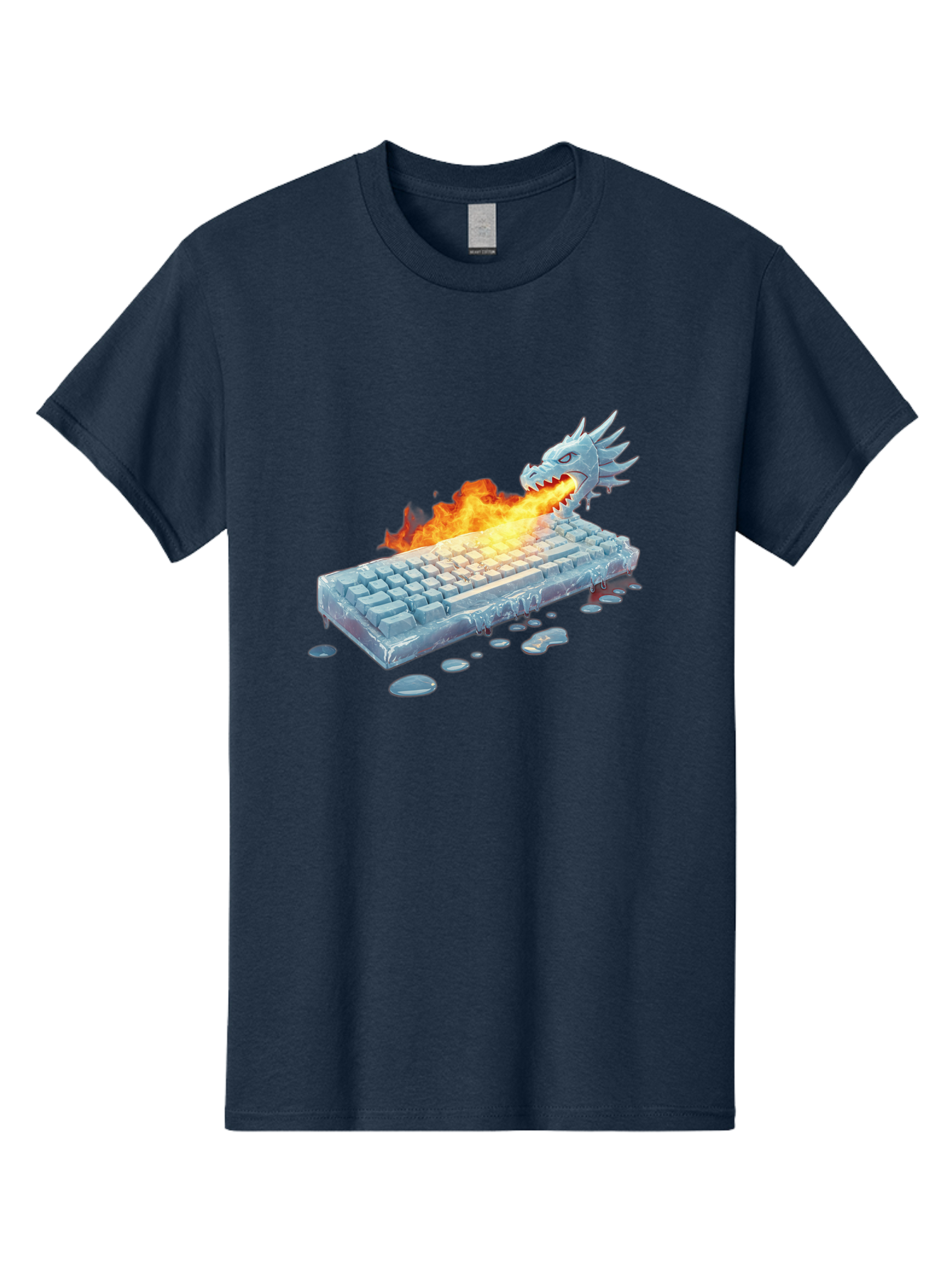 Frozen-Keyboard-Dragon Men'S Graphic Tee, 100% Cotton, Comfortable Casual Summer Wear, Machine Washable, Vintage Camera, Old Camera, Antique Camera, Black Camera, Classic Photography, Photography Equipment, Nostalgic Device, Film Camera, Baf849