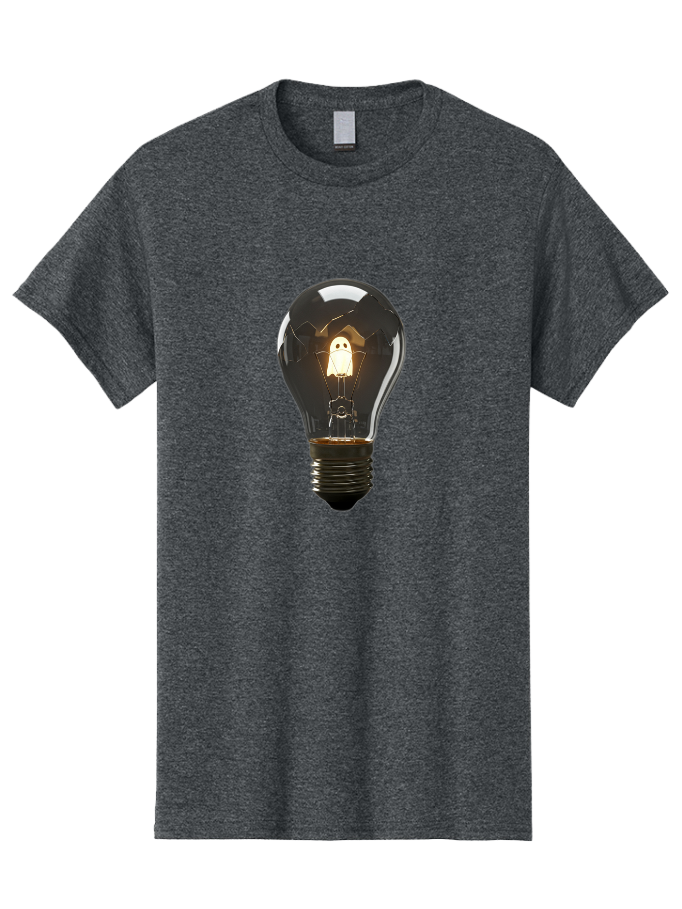Ghost-In-Bulb Men'S Graphic Tee, 100% Cotton, Comfortable Casual Summer Wear, Machine Washable, Vintage Camera, Old Camera, Antique Camera, Black Camera, Classic Photography, Photography Equipment, Nostalgic Device, Film Camera, Camera Art Baf853