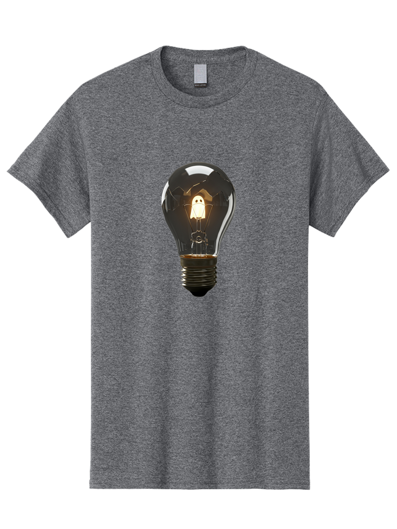 Ghost-In-Bulb Men'S Graphic Tee, 100% Cotton, Comfortable Casual Summer Wear, Machine Washable, Vintage Camera, Old Camera, Antique Camera, Black Camera, Classic Photography, Photography Equipment, Nostalgic Device, Film Camera, Camera Art Baf853