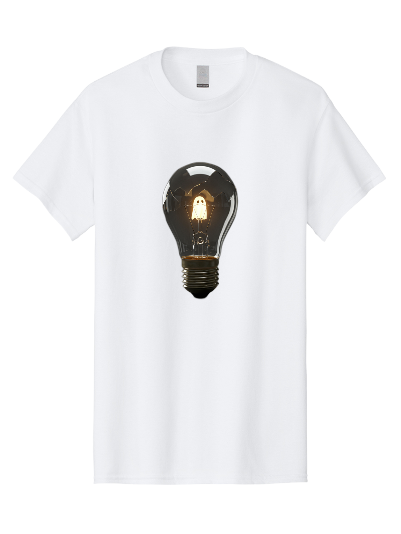 Ghost-In-Bulb Men'S Graphic Tee, 100% Cotton, Comfortable Casual Summer Wear, Machine Washable, Vintage Camera, Old Camera, Antique Camera, Black Camera, Classic Photography, Photography Equipment, Nostalgic Device, Film Camera, Camera Art Baf853