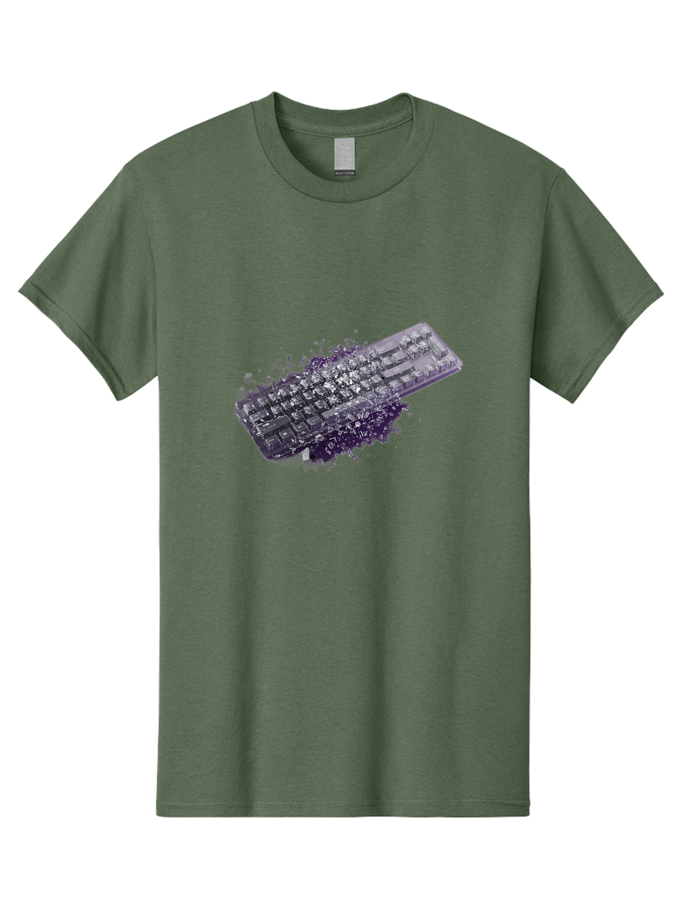 Keyboard-Disintegrating Men'S Graphic Tee, 100% Cotton, Comfortable Casual Summer Wear, Machine Washable, Vintage Camera, Old Camera, Antique Camera, Black Camera, Classic Photography, Photography Equipment, Nostalgic Device, Film Camera, Baf862