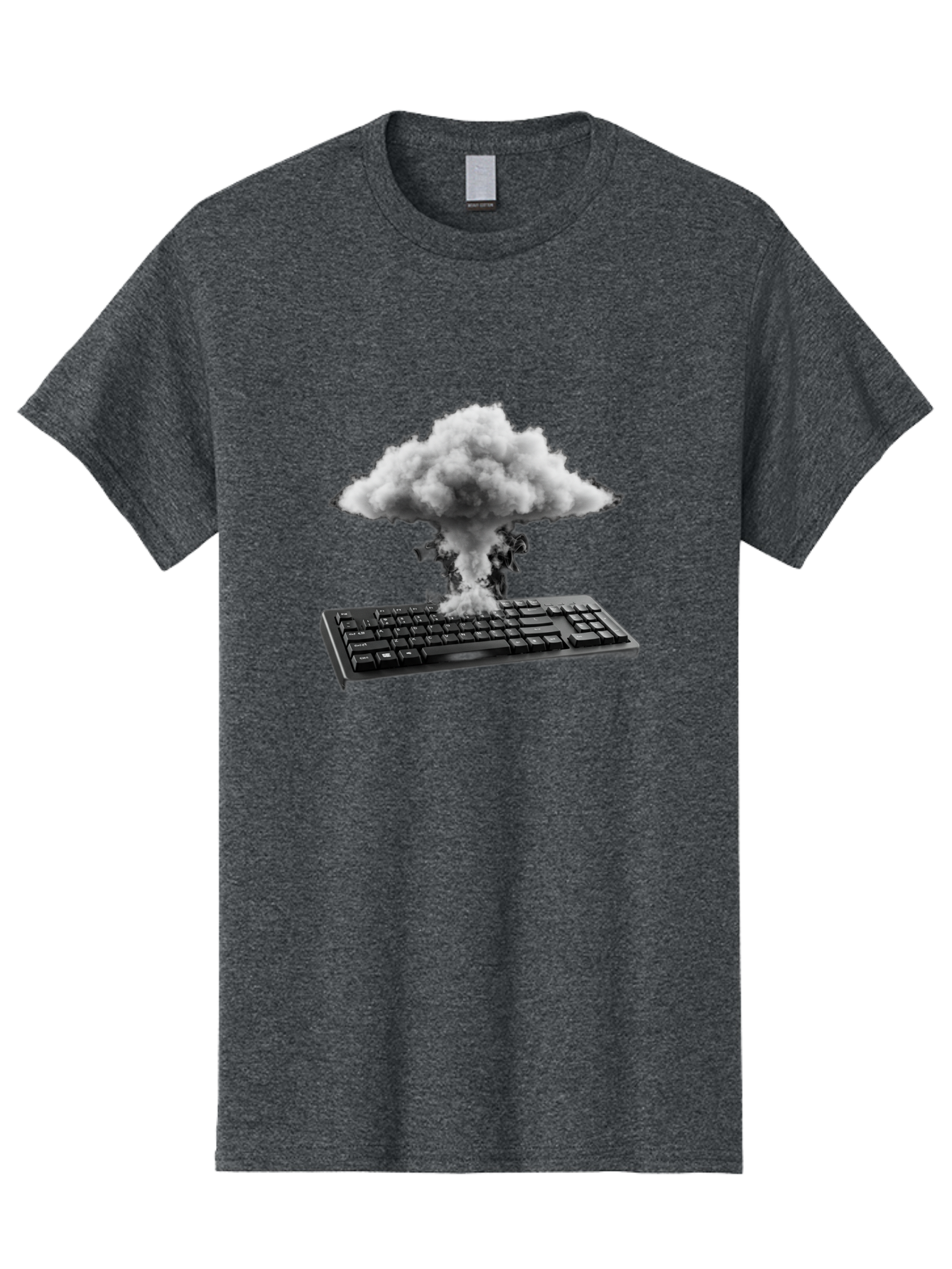 Keyboard-Explosion Men'S Graphic Tee, 100% Cotton, Comfortable Casual Summer Wear, Machine Washable, Vintage Camera, Old Camera, Antique Camera, Black Camera, Classic Photography, Photography Equipment, Nostalgic Device, Film Camera, Baf863