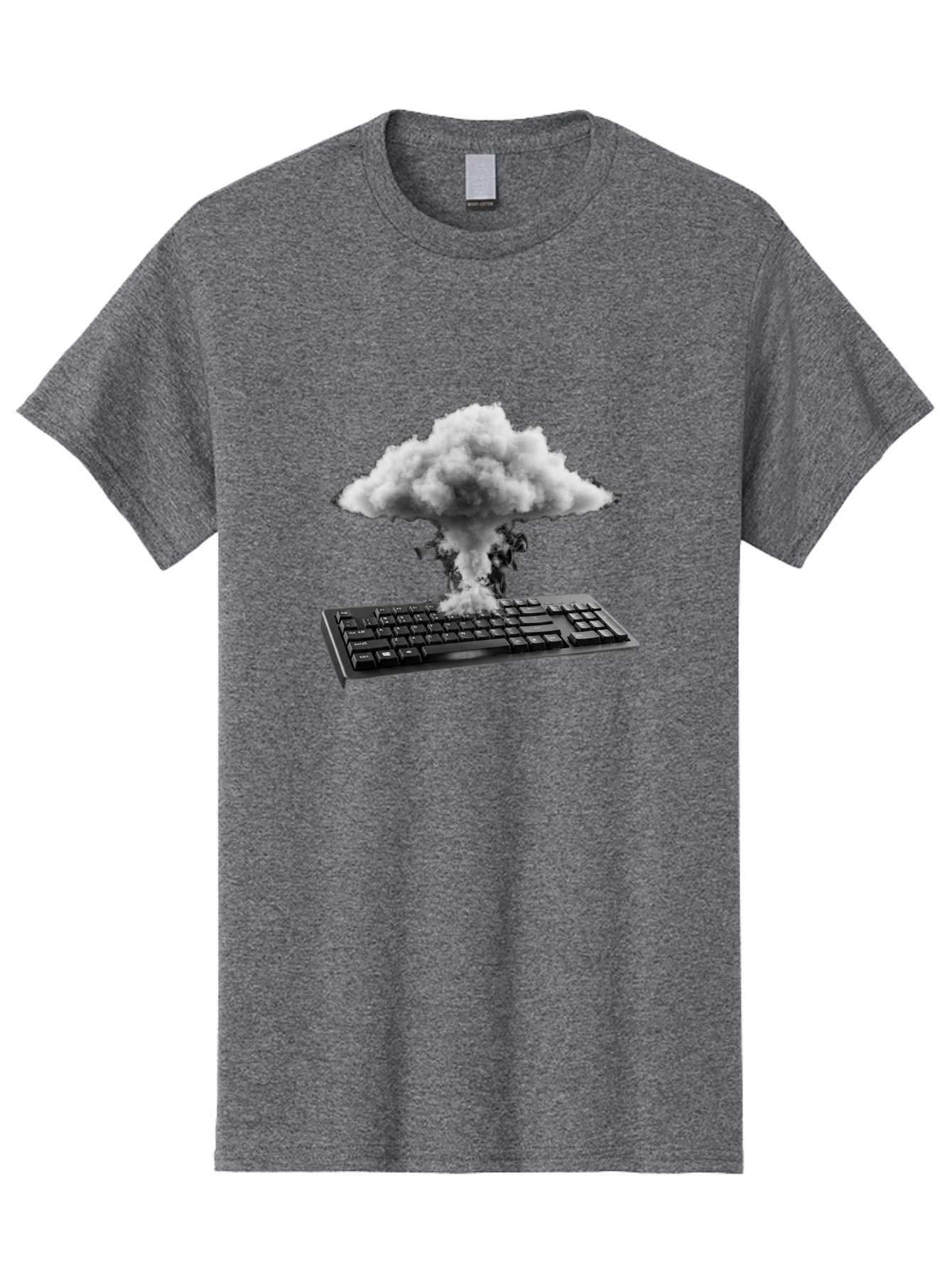 Keyboard-Explosion Men'S Graphic Tee, 100% Cotton, Comfortable Casual Summer Wear, Machine Washable, Vintage Camera, Old Camera, Antique Camera, Black Camera, Classic Photography, Photography Equipment, Nostalgic Device, Film Camera, Baf863