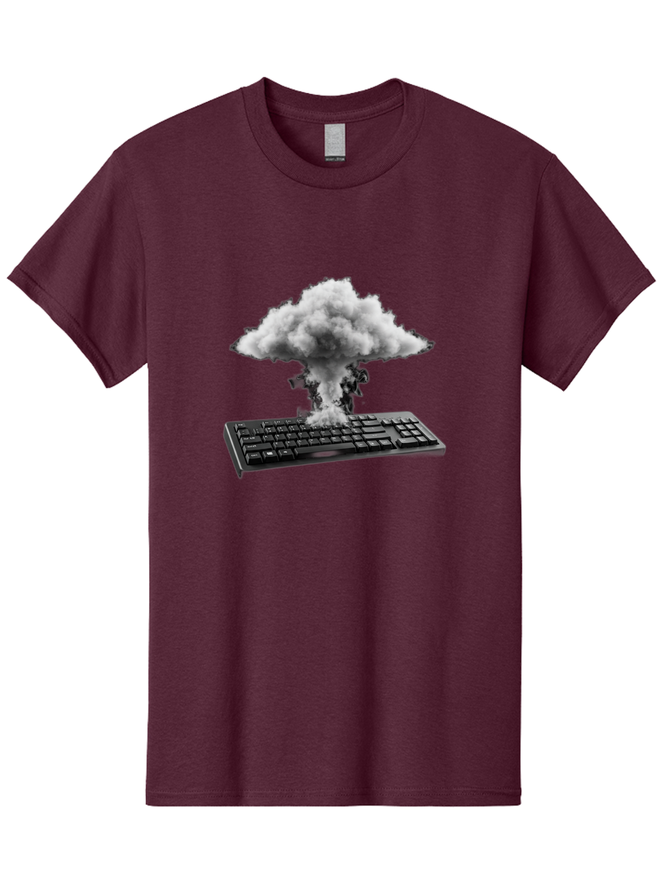 Keyboard-Explosion Men'S Graphic Tee, 100% Cotton, Comfortable Casual Summer Wear, Machine Washable, Vintage Camera, Old Camera, Antique Camera, Black Camera, Classic Photography, Photography Equipment, Nostalgic Device, Film Camera, Baf863