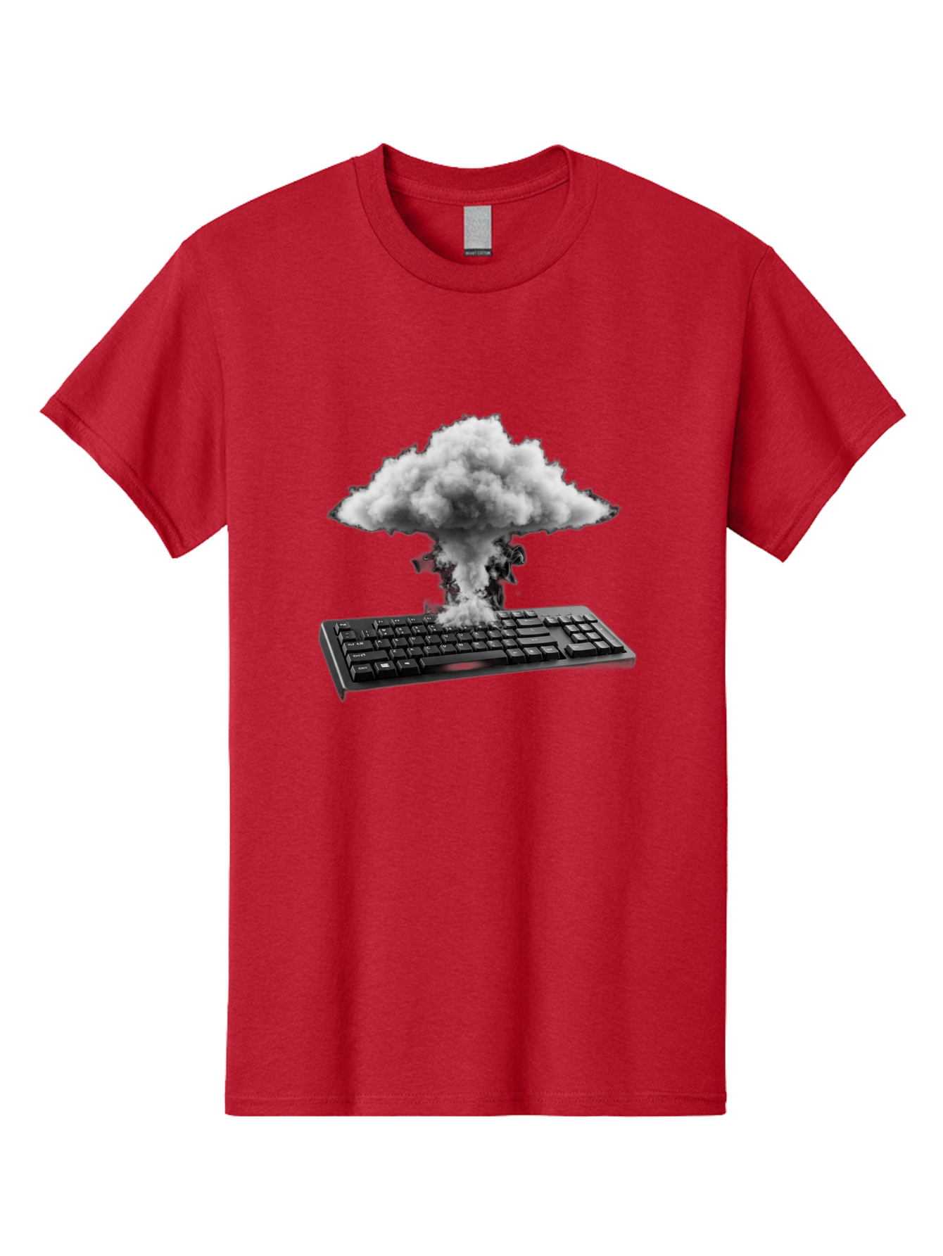 Keyboard-Explosion Men'S Graphic Tee, 100% Cotton, Comfortable Casual Summer Wear, Machine Washable, Vintage Camera, Old Camera, Antique Camera, Black Camera, Classic Photography, Photography Equipment, Nostalgic Device, Film Camera, Baf863