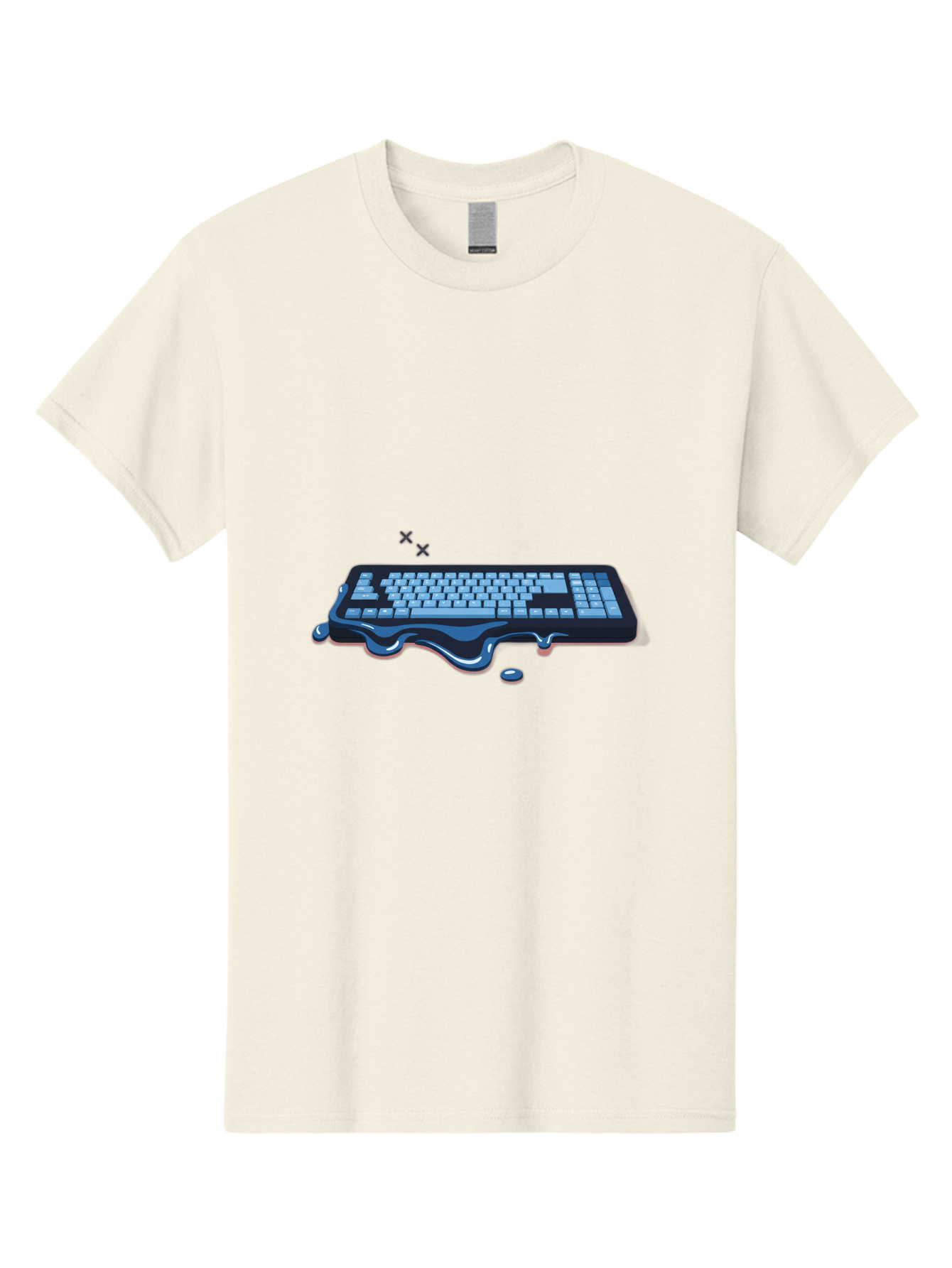 Keyboard-With-Liquid Men'S Graphic Tee, 100% Cotton, Comfortable Casual Summer Wear, Machine Washable, Vintage Camera, Old Camera, Antique Camera, Black Camera, Classic Photography, Photography Equipment, Nostalgic Device, Film Camera, Baf865