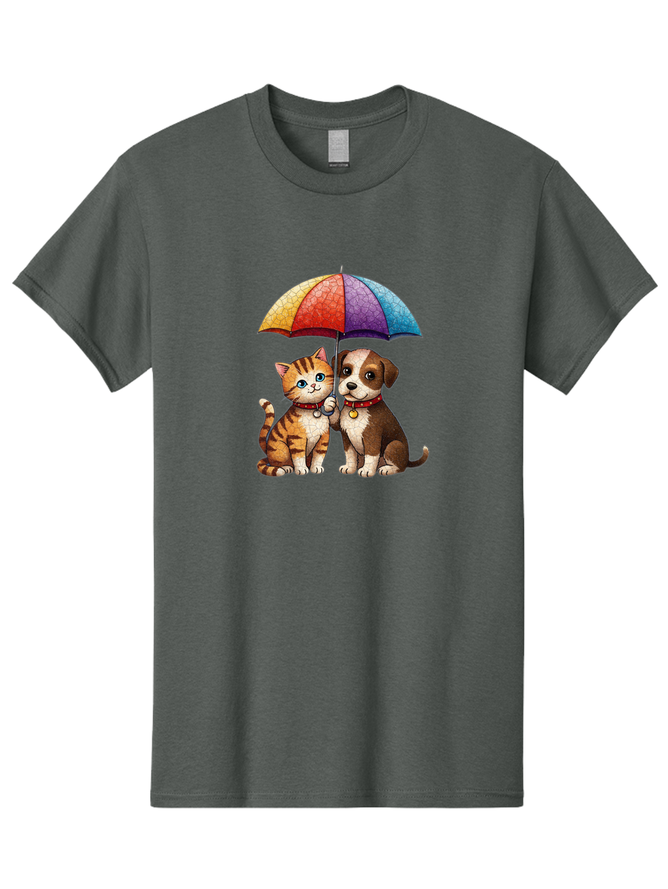 Kitten-Puppy-Umbrella Men'S Graphic Tee, 100% Cotton, Comfortable Casual Summer Wear, Machine Washable, Vintage Camera, Old Camera, Antique Camera, Black Camera, Classic Photography, Photography Equipment, Nostalgic Device, Film Camera, Baf867