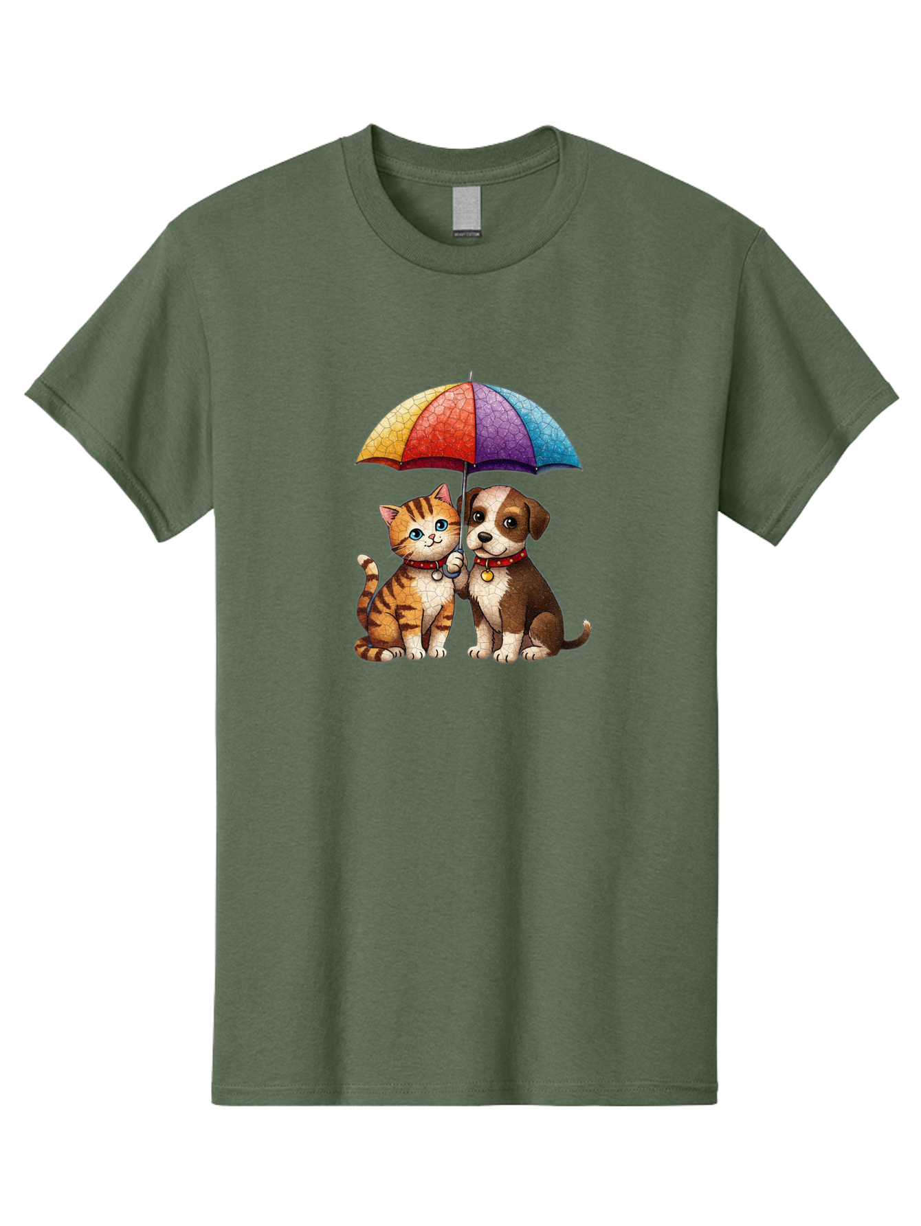 Kitten-Puppy-Umbrella Men'S Graphic Tee, 100% Cotton, Comfortable Casual Summer Wear, Machine Washable, Vintage Camera, Old Camera, Antique Camera, Black Camera, Classic Photography, Photography Equipment, Nostalgic Device, Film Camera, Baf867