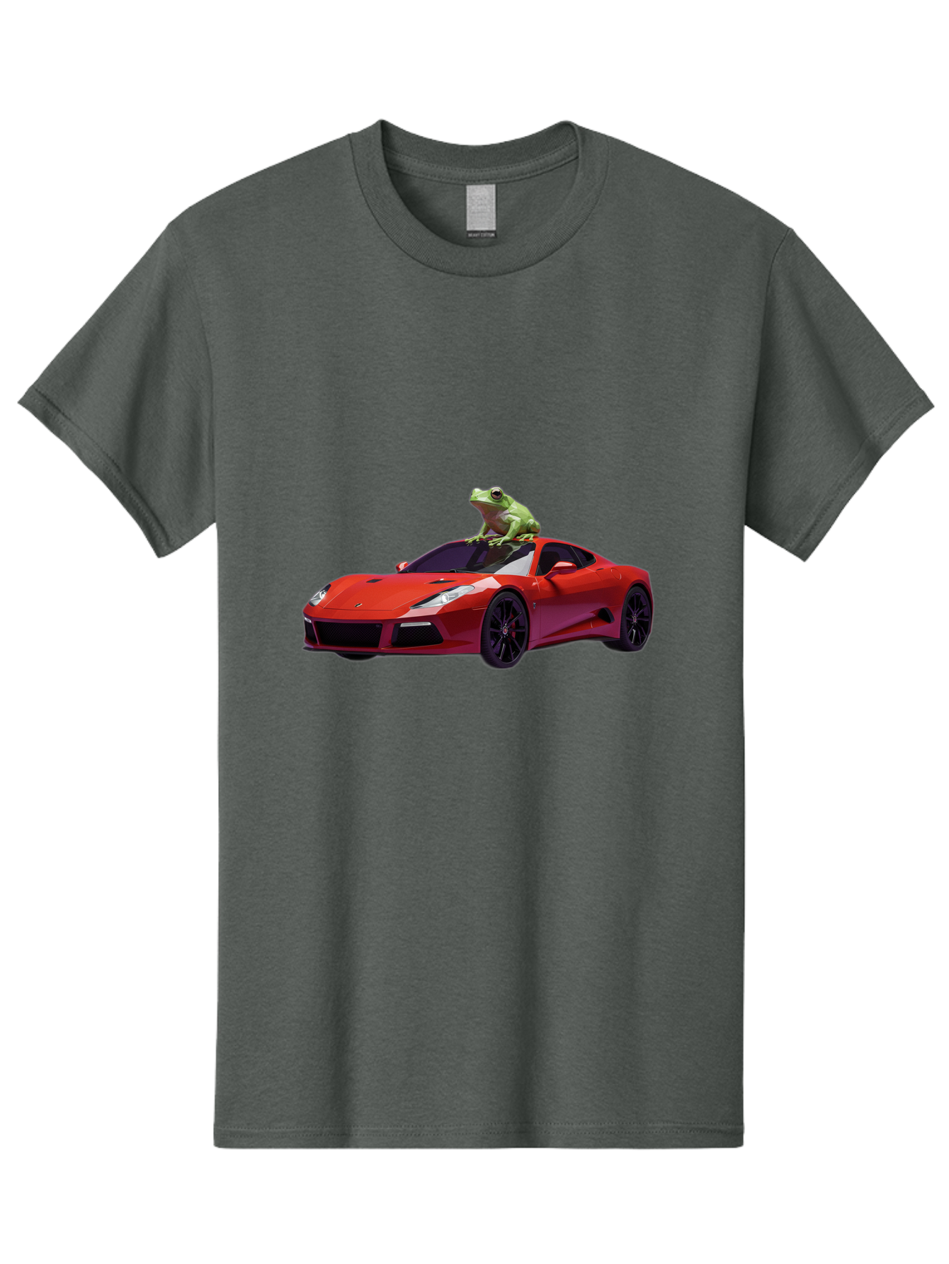Lamborghini-With-Frog Men'S Graphic Tee, 100% Cotton, Comfortable Casual Summer Wear, Machine Washable, Vintage Camera, Old Camera, Antique Camera, Black Camera, Classic Photography, Photography Equipment, Nostalgic Device, Film Camera, Baf871