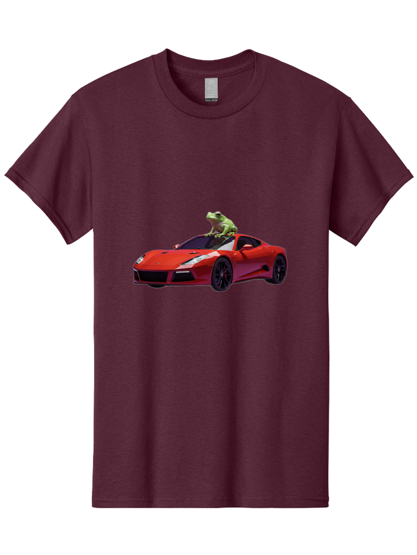Lamborghini-With-Frog Men'S Graphic Tee, 100% Cotton, Comfortable Casual Summer Wear, Machine Washable, Vintage Camera, Old Camera, Antique Camera, Black Camera, Classic Photography, Photography Equipment, Nostalgic Device, Film Camera, Baf871