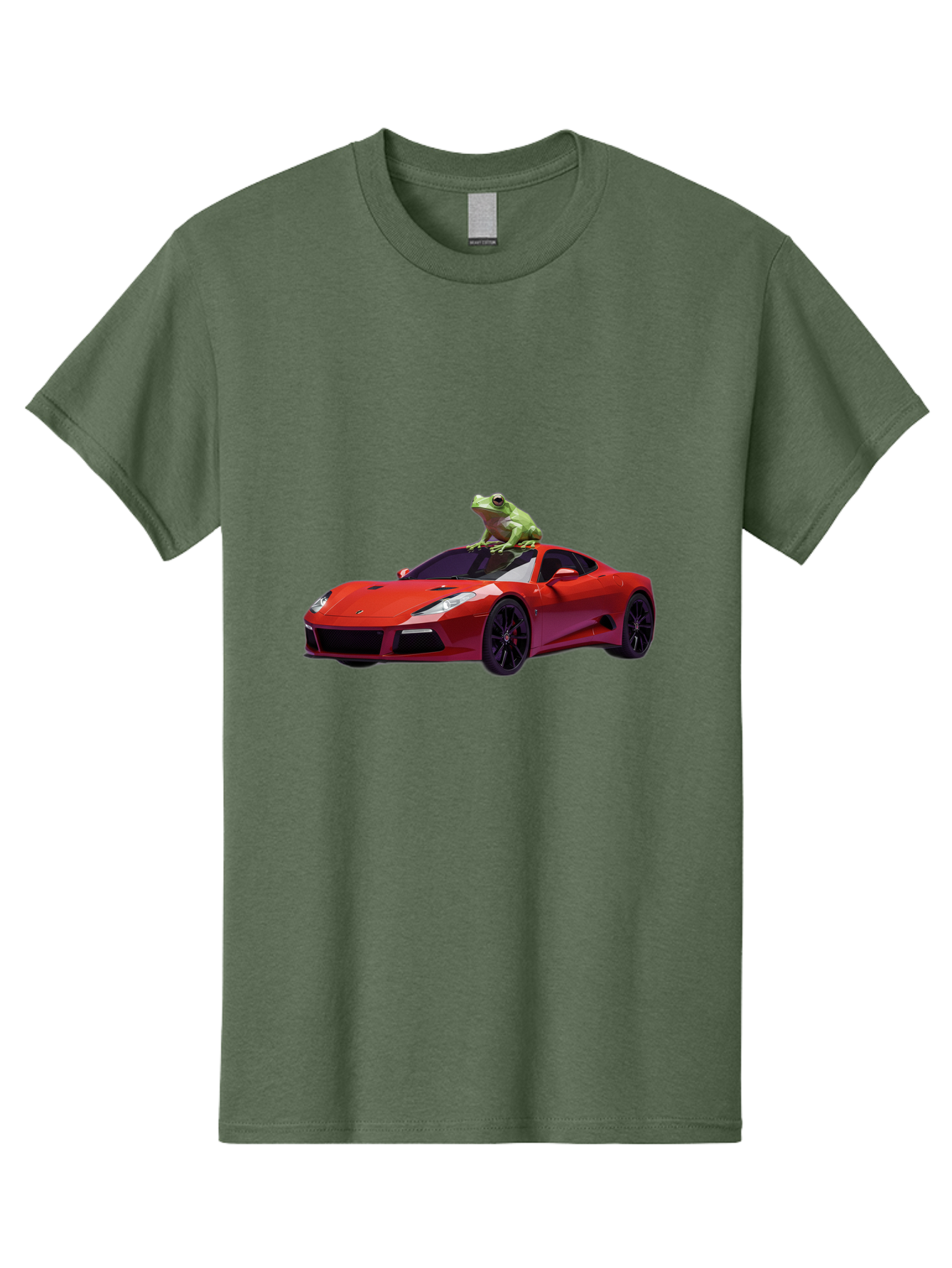 Lamborghini-With-Frog Men'S Graphic Tee, 100% Cotton, Comfortable Casual Summer Wear, Machine Washable, Vintage Camera, Old Camera, Antique Camera, Black Camera, Classic Photography, Photography Equipment, Nostalgic Device, Film Camera, Baf871