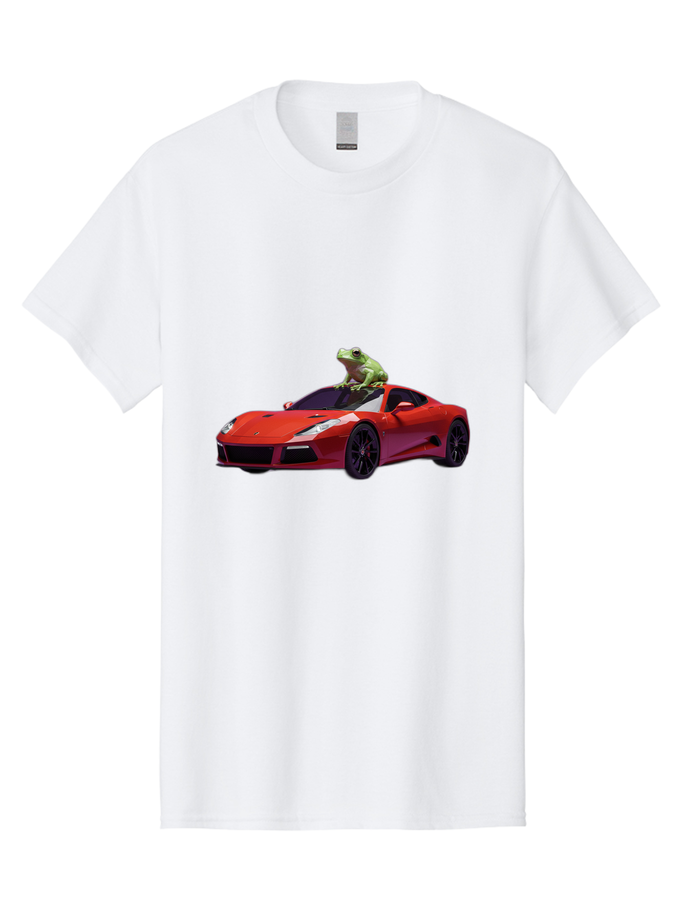 Lamborghini-With-Frog Men'S Graphic Tee, 100% Cotton, Comfortable Casual Summer Wear, Machine Washable, Vintage Camera, Old Camera, Antique Camera, Black Camera, Classic Photography, Photography Equipment, Nostalgic Device, Film Camera, Baf871