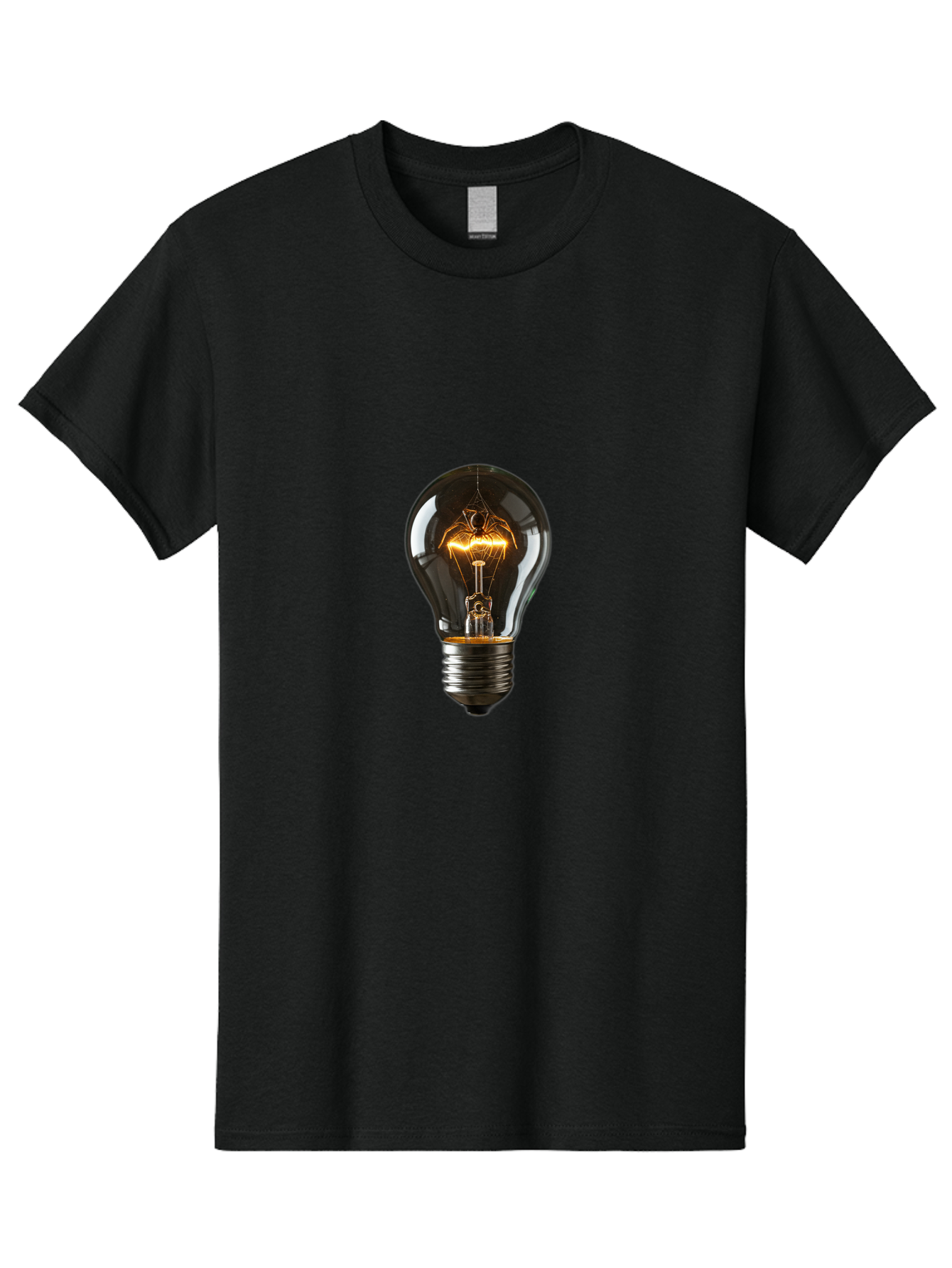 Light-Bulb-11 Men'S Graphic Tee, 100% Cotton, Comfortable Casual Summer Wear, Machine Washable, Vintage Camera, Old Camera, Antique Camera, Black Camera, Classic Photography, Photography Equipment, Nostalgic Device, Film Camera, Camera Art Baf874