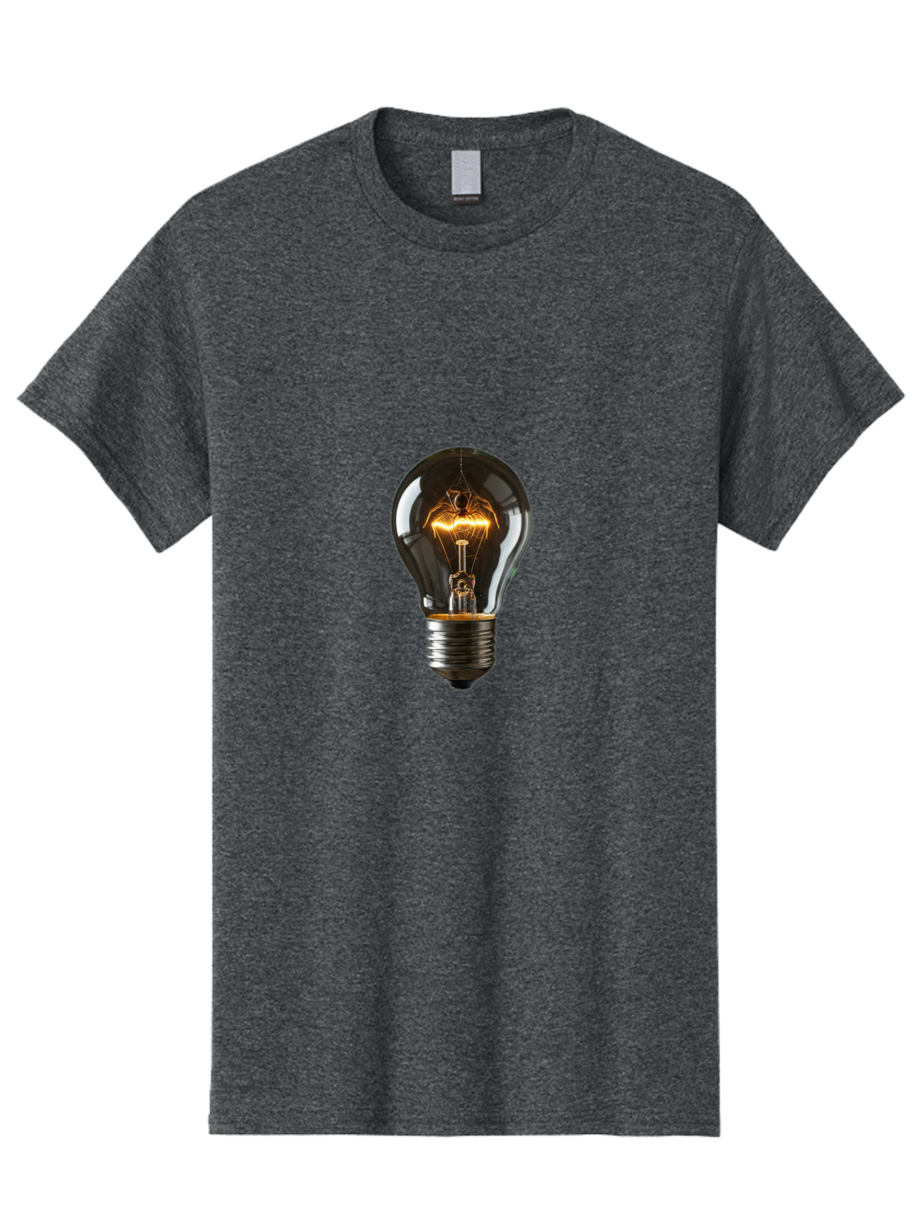 Light-Bulb-11 Men'S Graphic Tee, 100% Cotton, Comfortable Casual Summer Wear, Machine Washable, Vintage Camera, Old Camera, Antique Camera, Black Camera, Classic Photography, Photography Equipment, Nostalgic Device, Film Camera, Camera Art Baf874