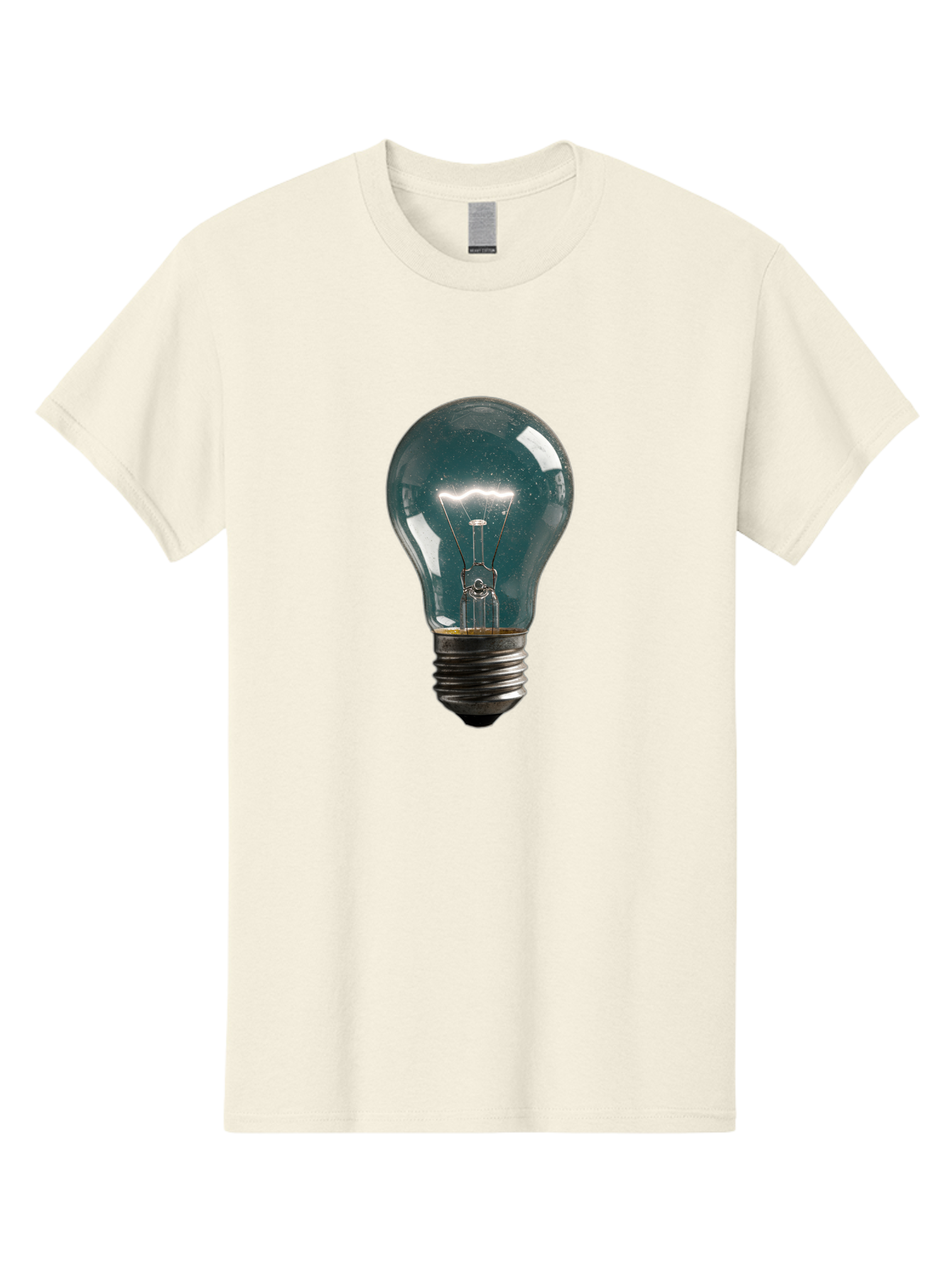 Light-Bulb-12 Men'S Graphic Tee, 100% Cotton, Comfortable Casual Summer Wear, Machine Washable, Vintage Camera, Old Camera, Antique Camera, Black Camera, Classic Photography, Photography Equipment, Nostalgic Device, Film Camera, Camera Art Baf875