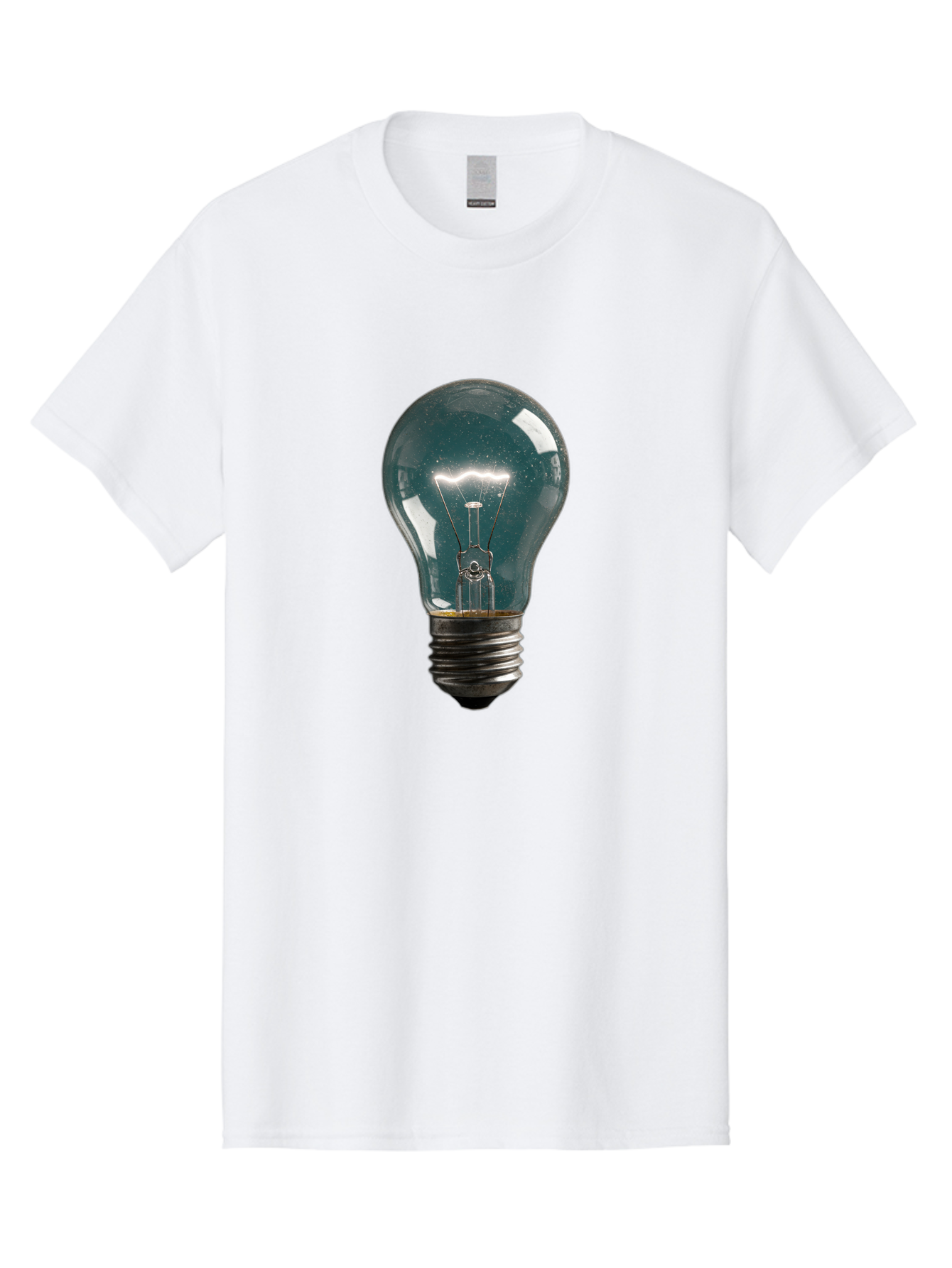 Light-Bulb-12 Men'S Graphic Tee, 100% Cotton, Comfortable Casual Summer Wear, Machine Washable, Vintage Camera, Old Camera, Antique Camera, Black Camera, Classic Photography, Photography Equipment, Nostalgic Device, Film Camera, Camera Art Baf875