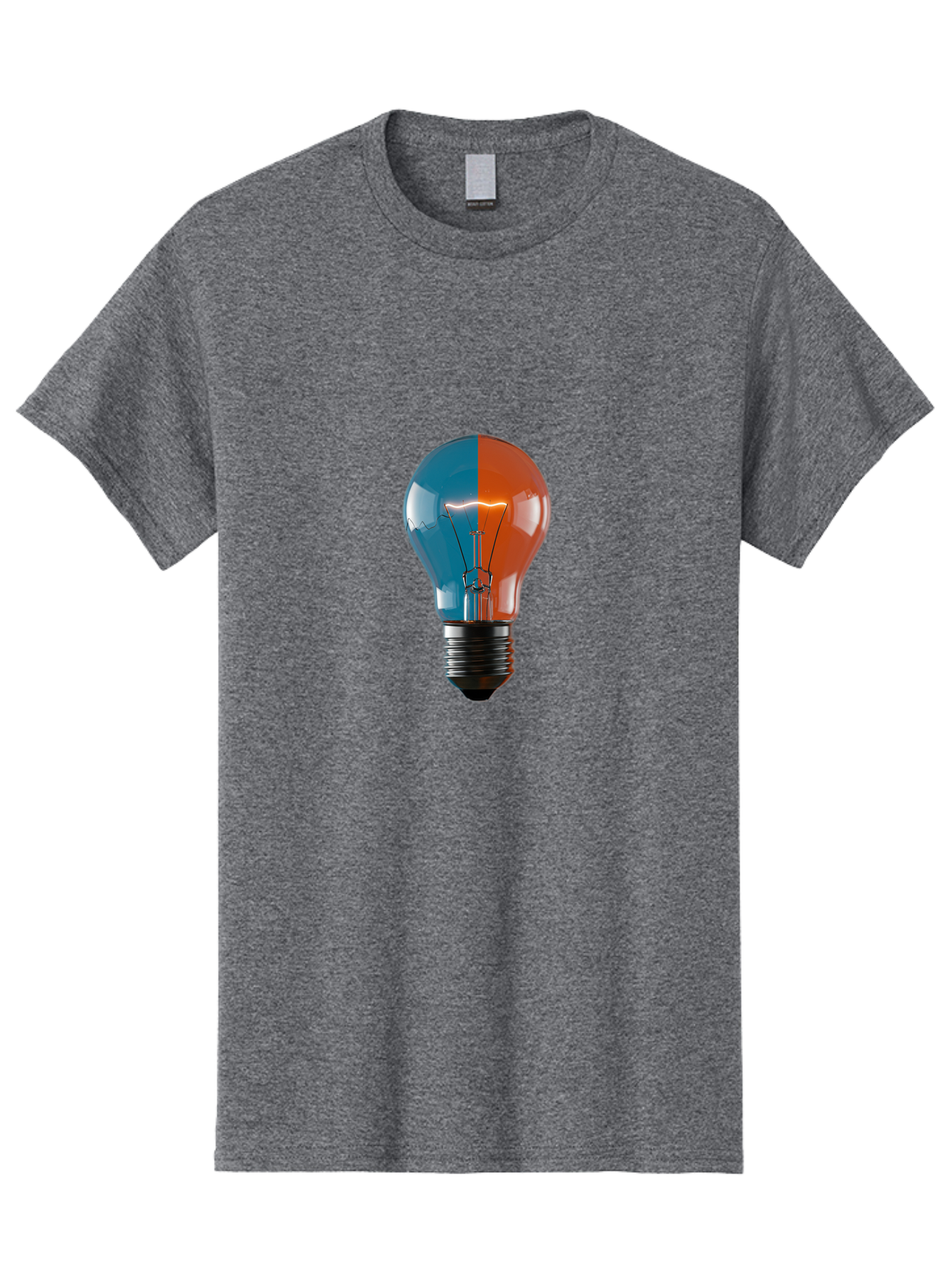 Light-Bulb-13 Men'S Graphic Tee, 100% Cotton, Comfortable Casual Summer Wear, Machine Washable, Vintage Camera, Old Camera, Antique Camera, Black Camera, Classic Photography, Photography Equipment, Nostalgic Device, Film Camera, Camera Art Baf876