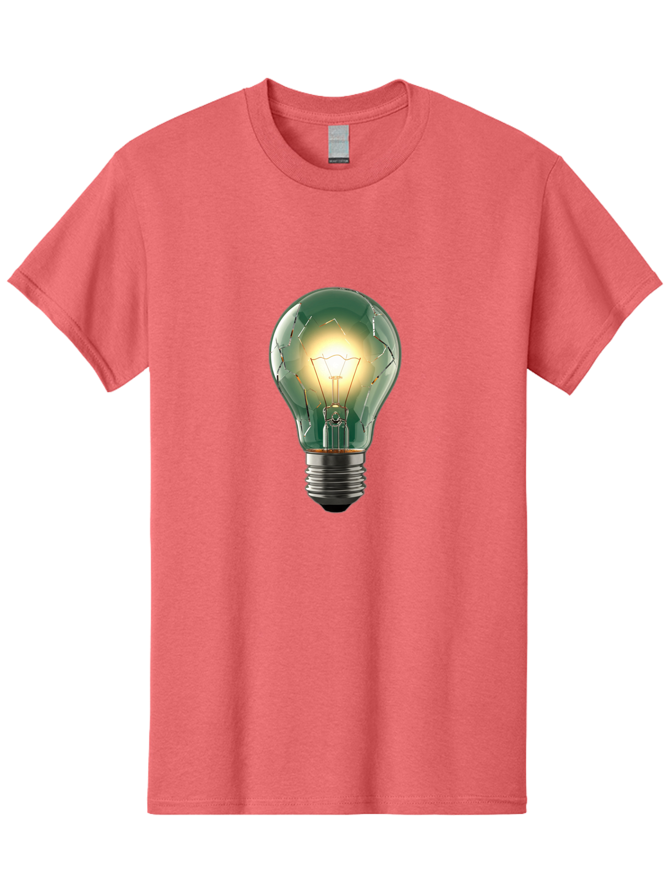 Light-Bulb-4 Men'S Graphic Tee, 100% Cotton, Comfortable Casual Summer Wear, Machine Washable, Vintage Camera, Old Camera, Antique Camera, Black Camera, Classic Photography, Photography Equipment, Nostalgic Device, Film Camera, Camera Art Baf881