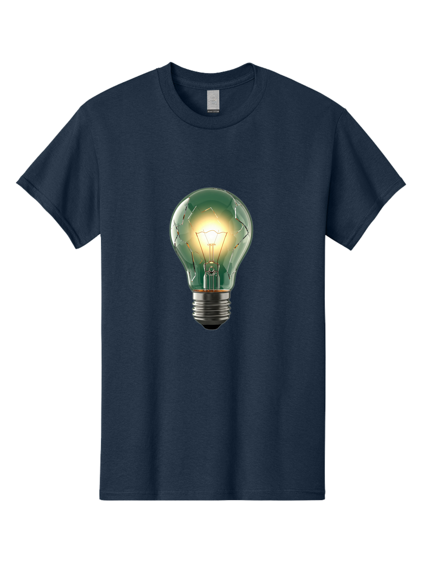 Light-Bulb-4 Men'S Graphic Tee, 100% Cotton, Comfortable Casual Summer Wear, Machine Washable, Vintage Camera, Old Camera, Antique Camera, Black Camera, Classic Photography, Photography Equipment, Nostalgic Device, Film Camera, Camera Art Baf881