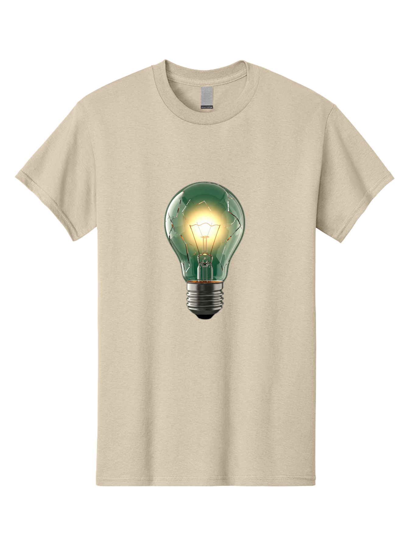 Light-Bulb-4 Men'S Graphic Tee, 100% Cotton, Comfortable Casual Summer Wear, Machine Washable, Vintage Camera, Old Camera, Antique Camera, Black Camera, Classic Photography, Photography Equipment, Nostalgic Device, Film Camera, Camera Art Baf881