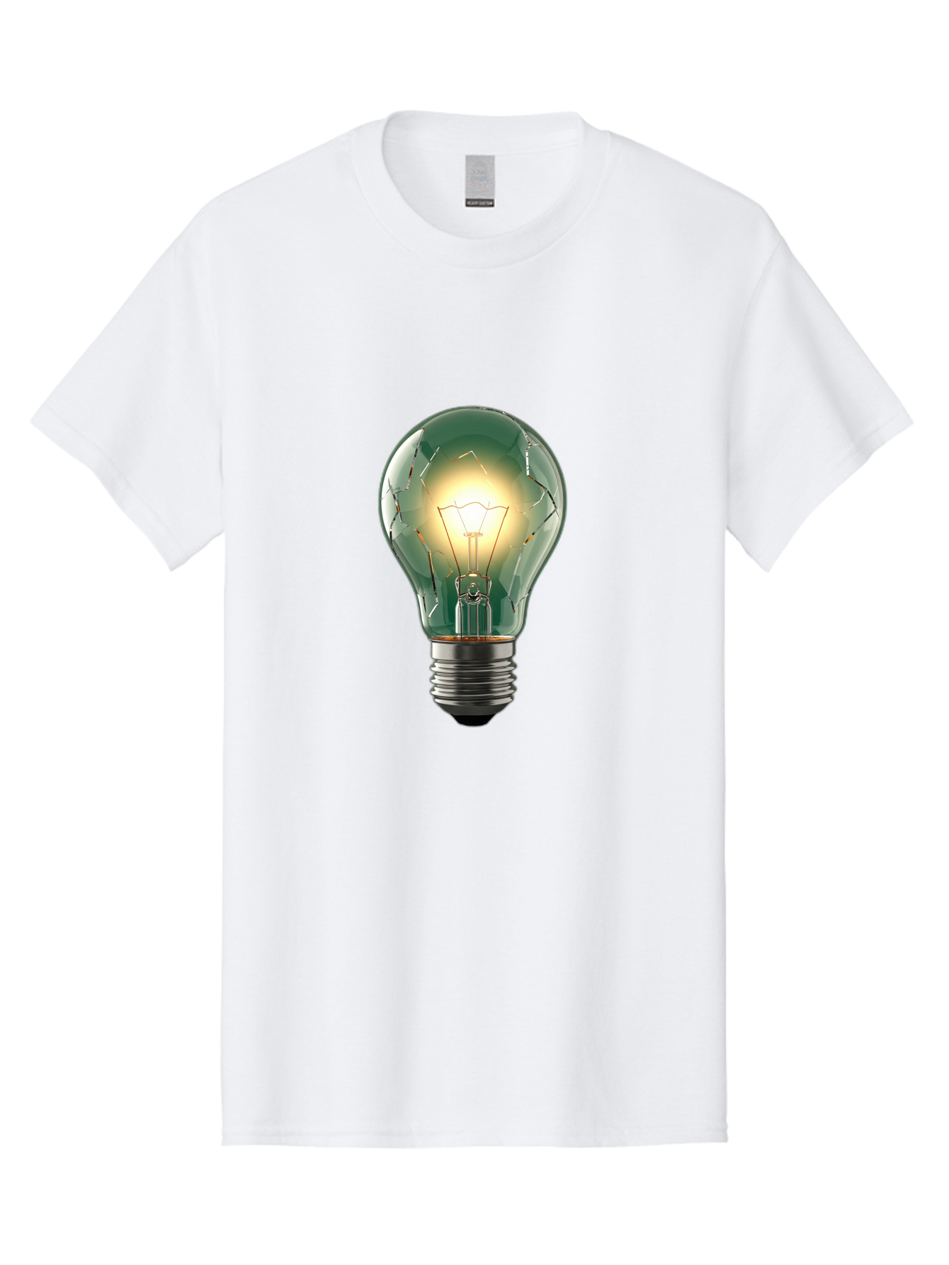 Light-Bulb-4 Men'S Graphic Tee, 100% Cotton, Comfortable Casual Summer Wear, Machine Washable, Vintage Camera, Old Camera, Antique Camera, Black Camera, Classic Photography, Photography Equipment, Nostalgic Device, Film Camera, Camera Art Baf881