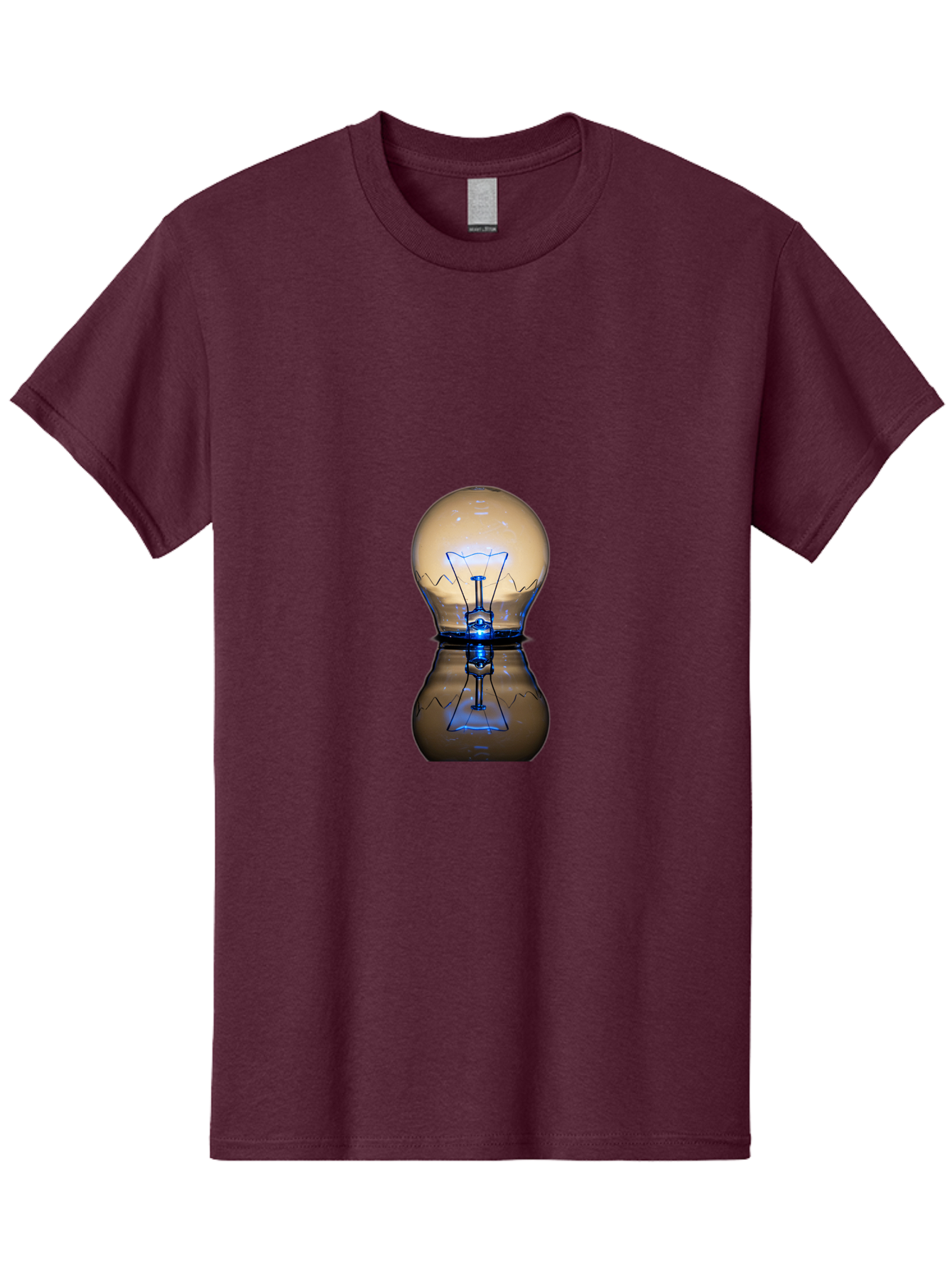 Light-Bulb-7 Men'S Graphic Tee, 100% Cotton, Comfortable Casual Summer Wear, Machine Washable, Vintage Camera, Old Camera, Antique Camera, Black Camera, Classic Photography, Photography Equipment, Nostalgic Device, Film Camera, Camera Art Baf884