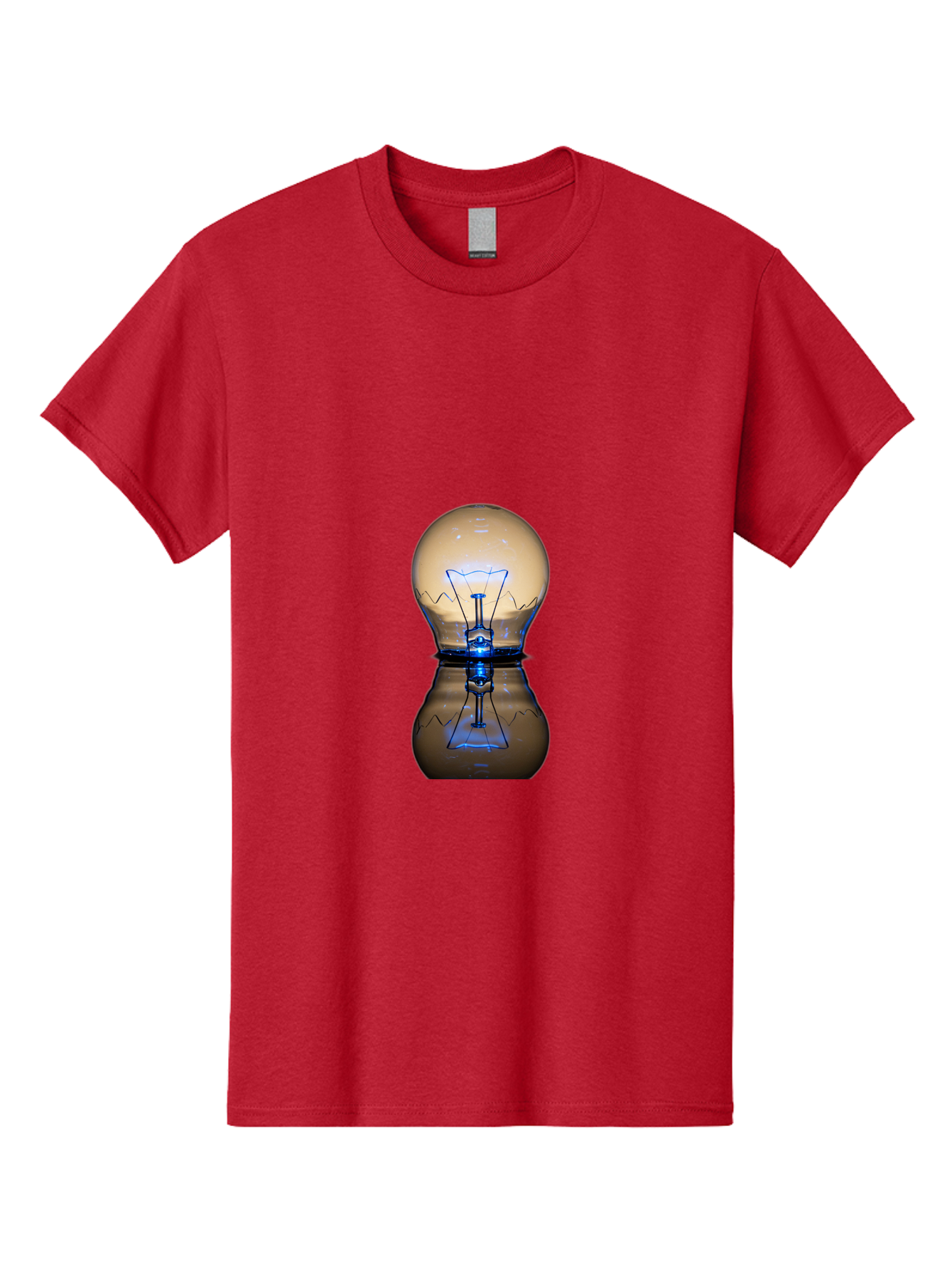Light-Bulb-7 Men'S Graphic Tee, 100% Cotton, Comfortable Casual Summer Wear, Machine Washable, Vintage Camera, Old Camera, Antique Camera, Black Camera, Classic Photography, Photography Equipment, Nostalgic Device, Film Camera, Camera Art Baf884
