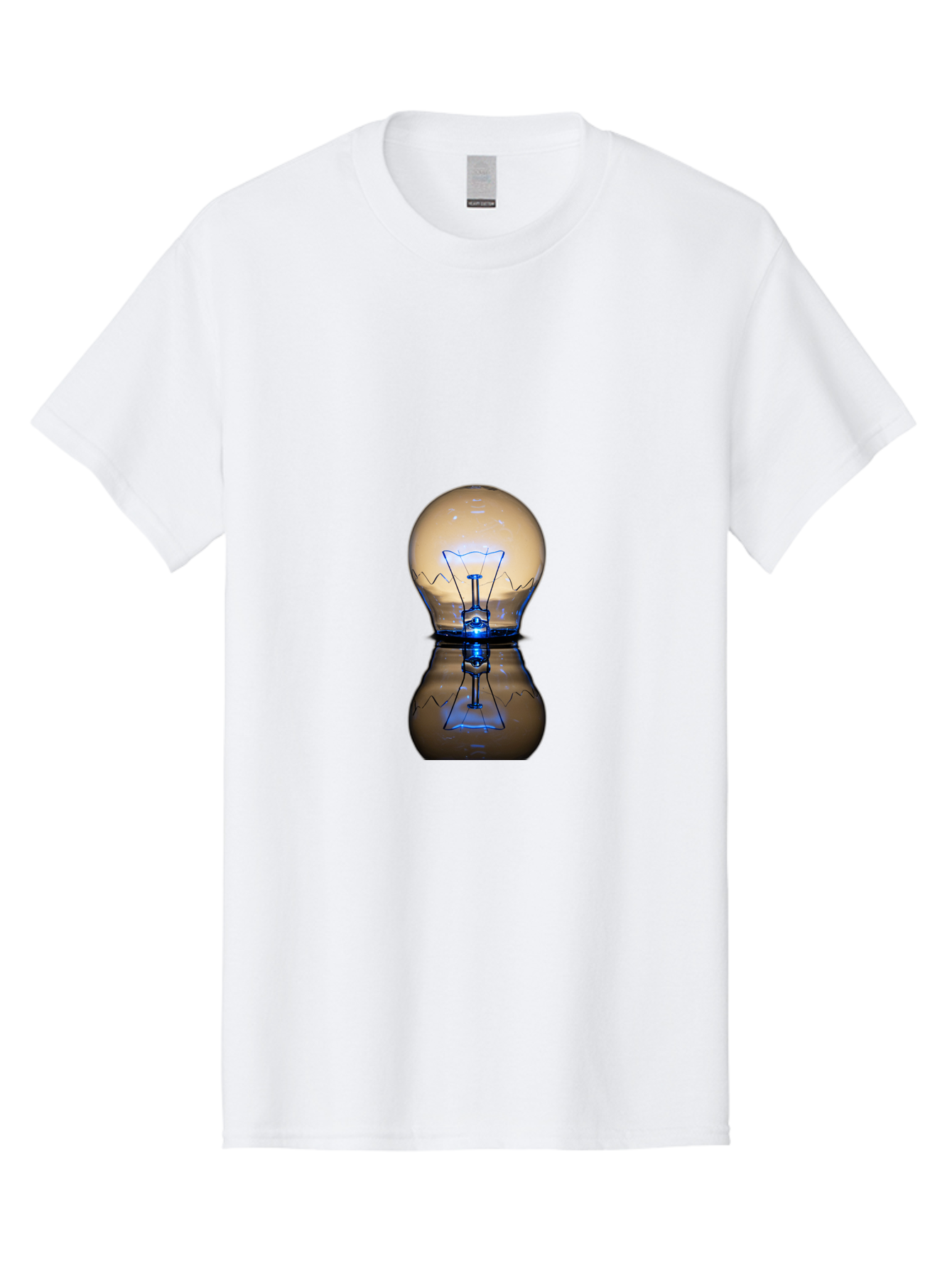 Light-Bulb-7 Men'S Graphic Tee, 100% Cotton, Comfortable Casual Summer Wear, Machine Washable, Vintage Camera, Old Camera, Antique Camera, Black Camera, Classic Photography, Photography Equipment, Nostalgic Device, Film Camera, Camera Art Baf884