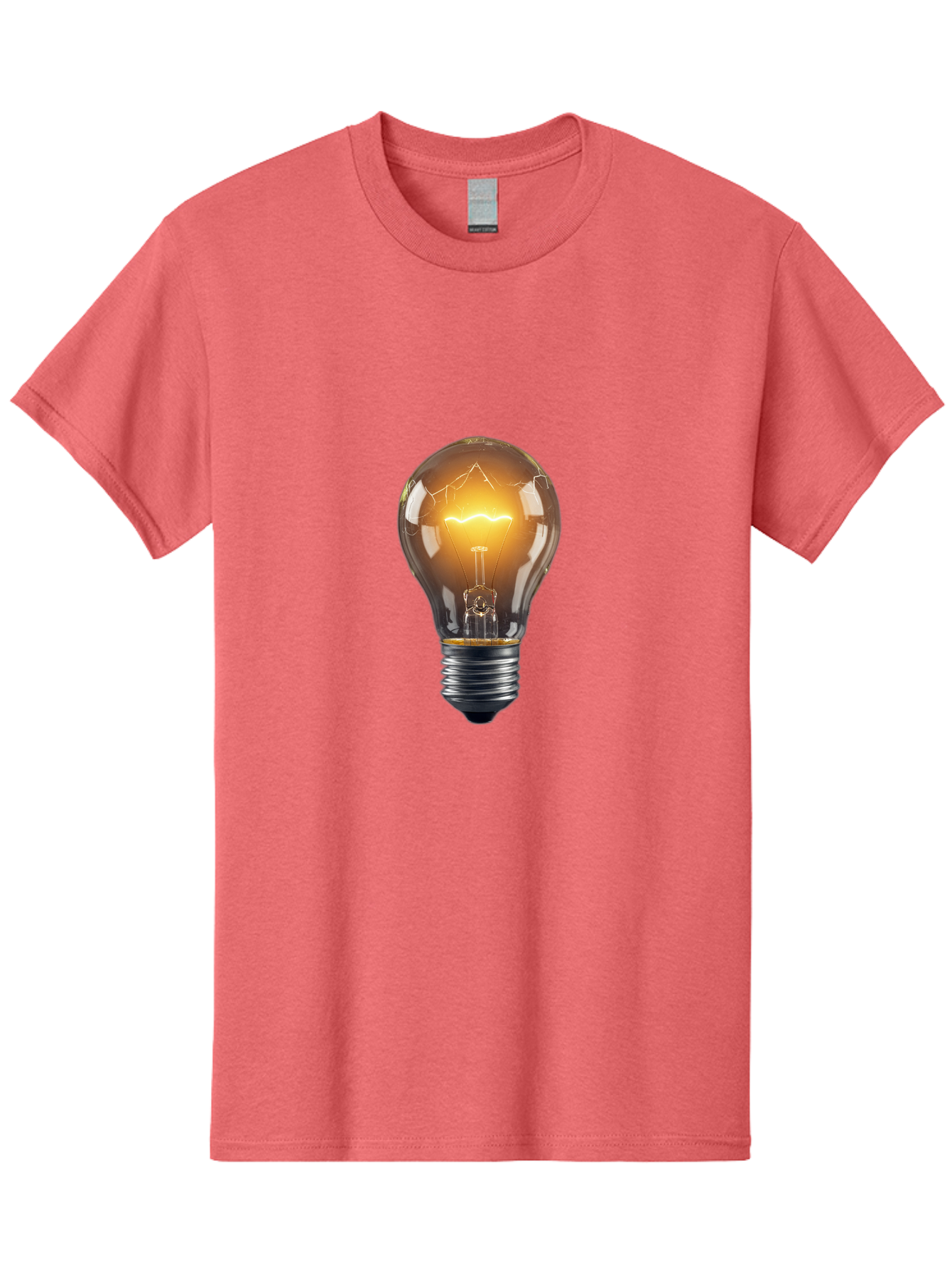 Light-Bulb-9 Men'S Graphic Tee, 100% Cotton, Comfortable Casual Summer Wear, Machine Washable, Vintage Camera, Old Camera, Antique Camera, Black Camera, Classic Photography, Photography Equipment, Nostalgic Device, Film Camera, Camera Art Baf886
