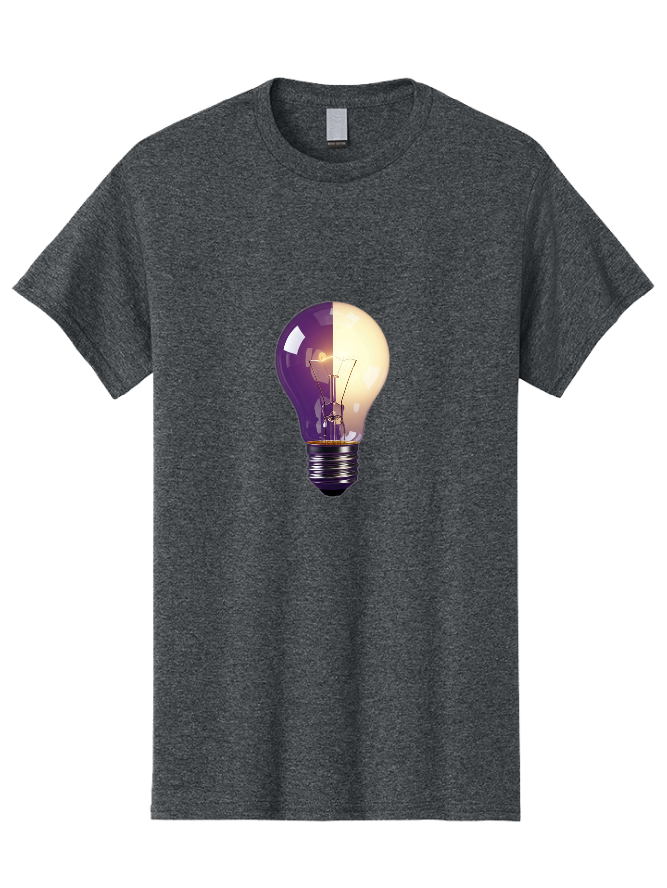 Light-Bulb-On-Off Men'S Graphic Tee, 100% Cotton, Comfortable Casual Summer Wear, Machine Washable, Vintage Camera, Old Camera, Antique Camera, Black Camera, Classic Photography, Photography Equipment, Nostalgic Device, Film Camera, Camera Art Baf888