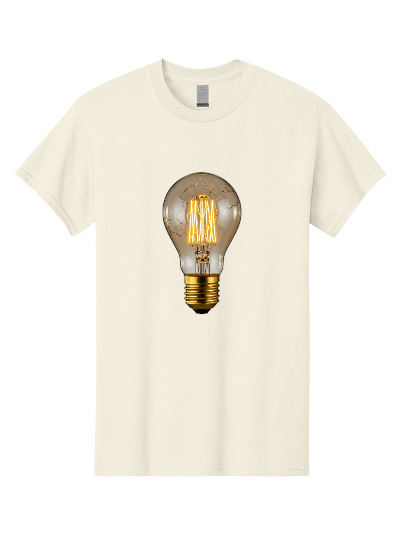 Light-Bulb Men'S Graphic Tee, 100% Cotton, Comfortable Casual Summer Wear, Machine Washable, Vintage Camera, Old Camera, Antique Camera, Black Camera, Classic Photography, Photography Equipment, Nostalgic Device, Film Camera, Camera Art Baf890