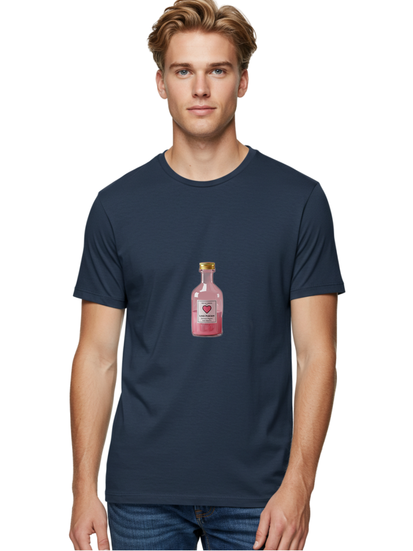 Love-Potion-1 Men'S Graphic Tee, 100% Cotton, Comfortable Casual Summer Wear, Machine Washable, Vintage Camera, Old Camera, Antique Camera, Black Camera, Classic Photography, Photography Equipment, Nostalgic Device, Film Camera, Camera Art Baf896