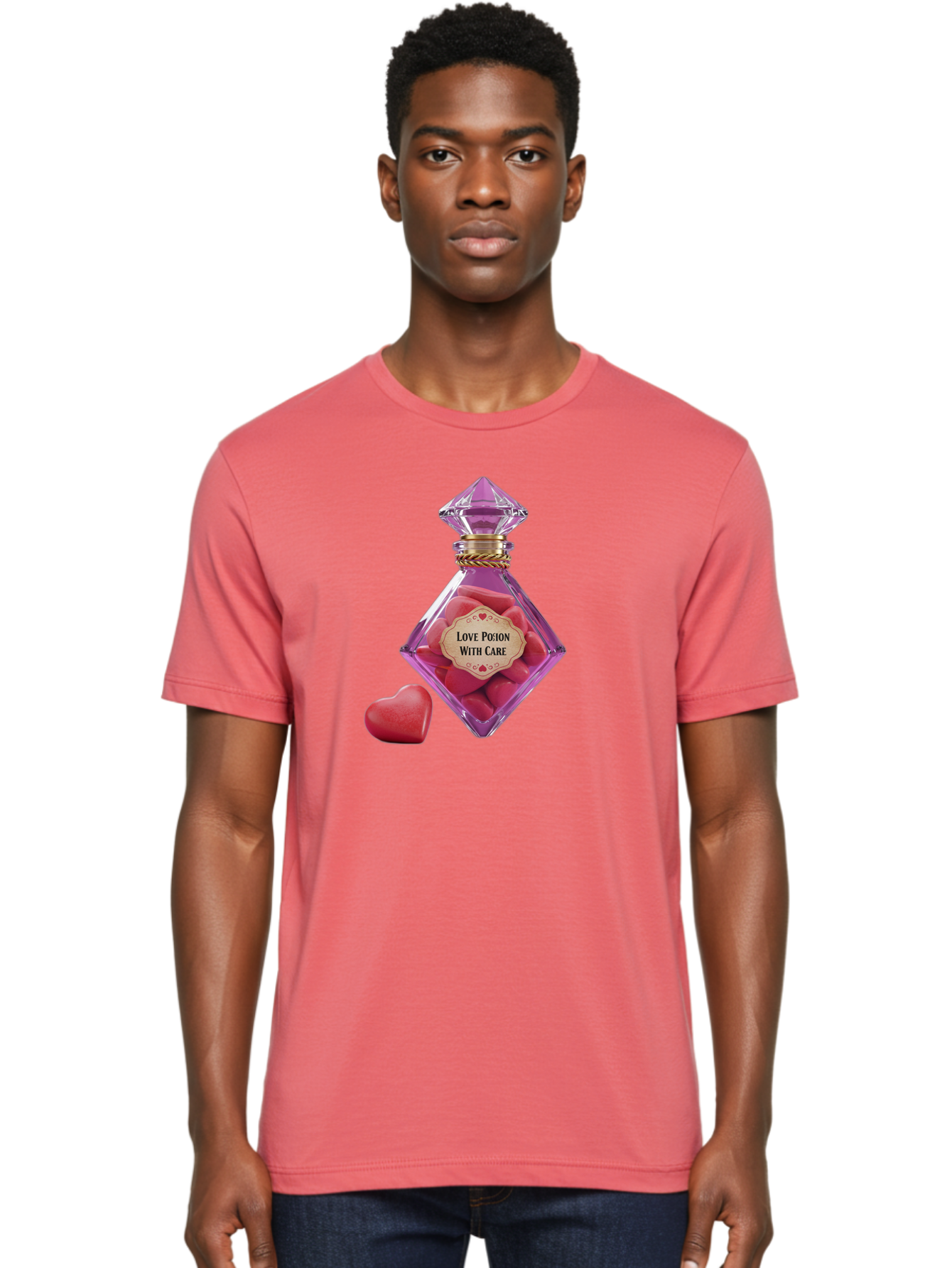 Love-Potion-3 Men'S Graphic Tee, 100% Cotton, Comfortable Casual Summer Wear, Machine Washable, Vintage Camera, Old Camera, Antique Camera, Black Camera, Classic Photography, Photography Equipment, Nostalgic Device, Film Camera, Camera Art Baf898