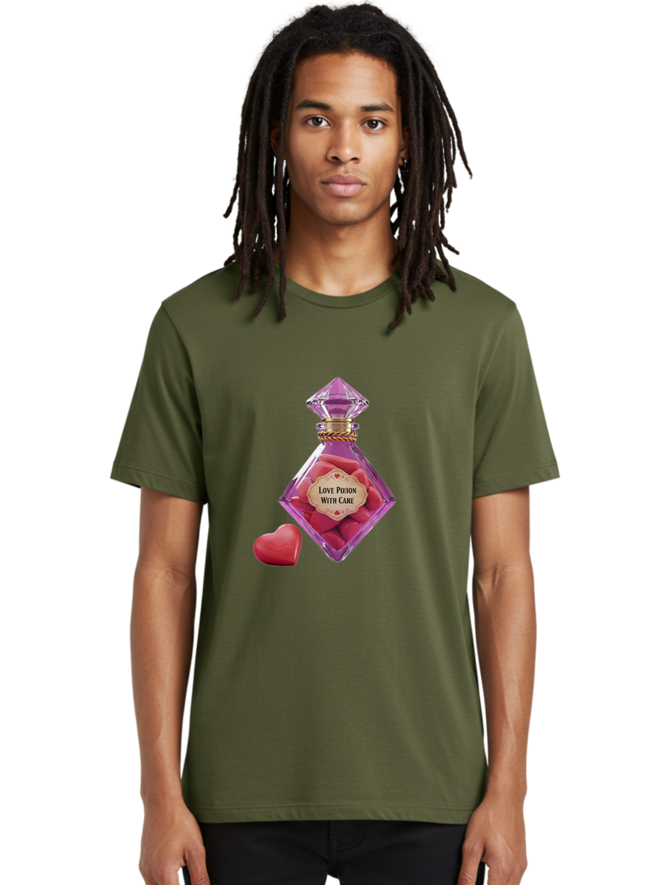 Love-Potion-3 Men'S Graphic Tee, 100% Cotton, Comfortable Casual Summer Wear, Machine Washable, Vintage Camera, Old Camera, Antique Camera, Black Camera, Classic Photography, Photography Equipment, Nostalgic Device, Film Camera, Camera Art Baf898
