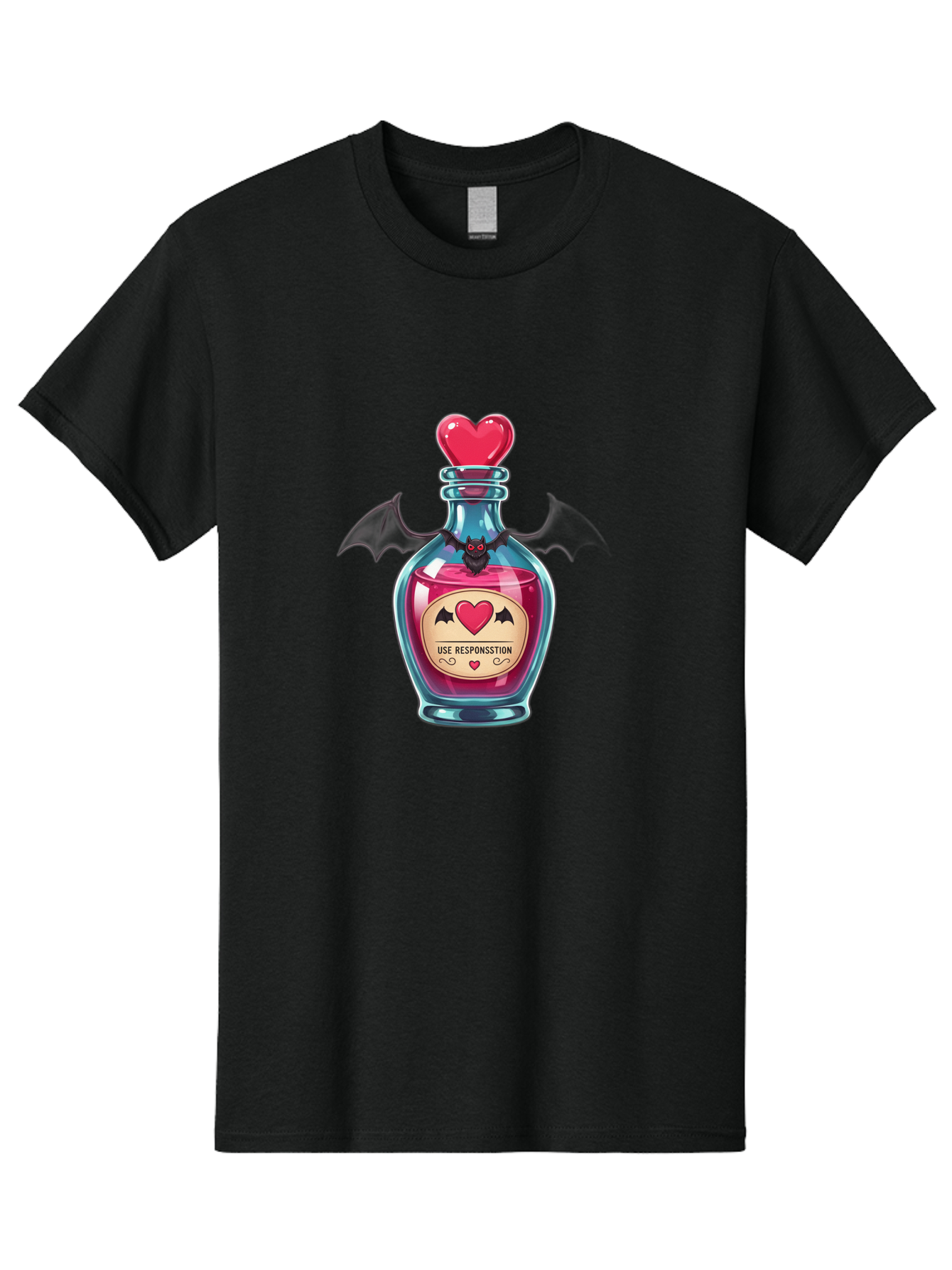 Love-Potion-4 Men'S Graphic Tee, 100% Cotton, Comfortable Casual Summer Wear, Machine Washable, Vintage Camera, Old Camera, Antique Camera, Black Camera, Classic Photography, Photography Equipment, Nostalgic Device, Film Camera, Camera Art Baf899