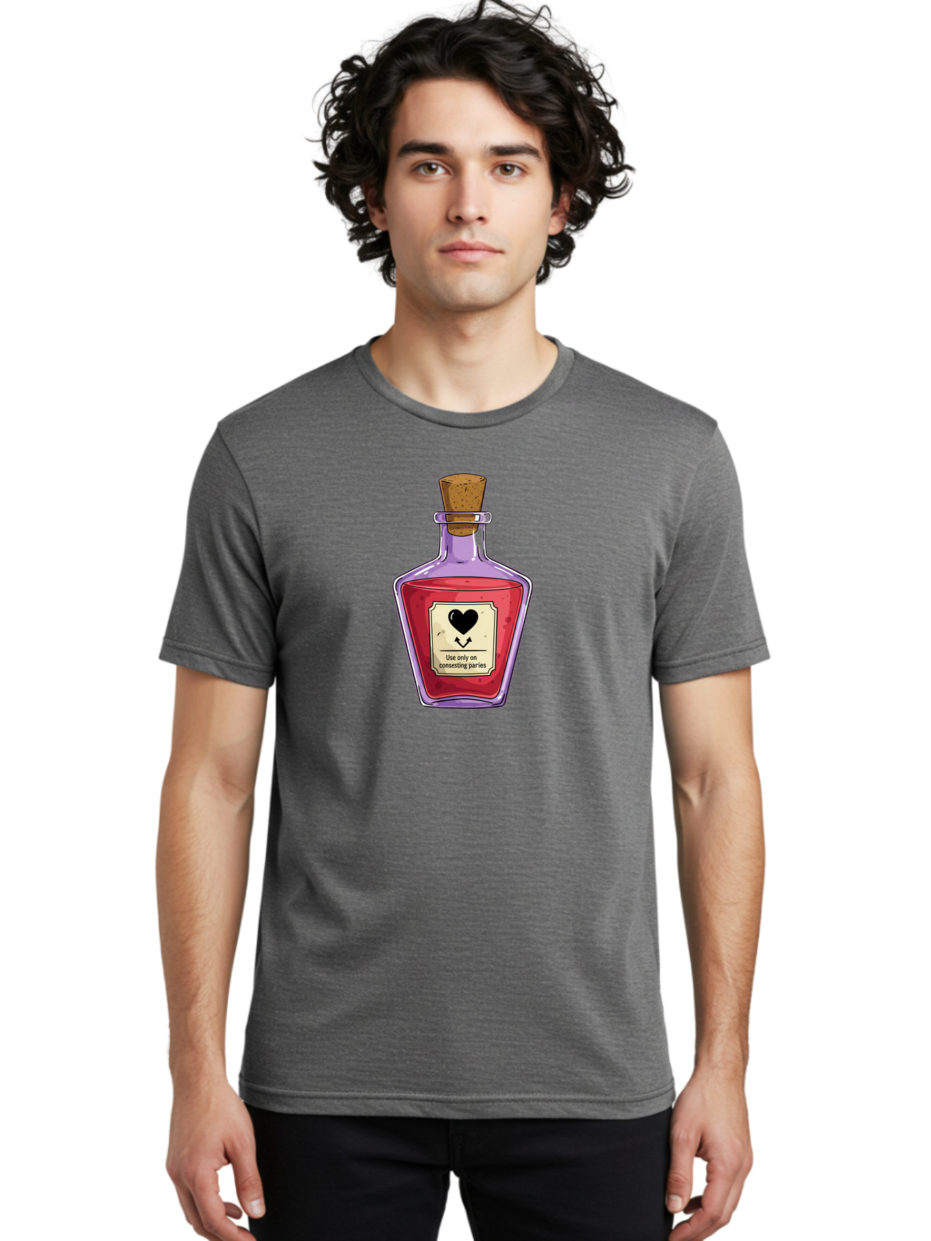 Love-Potion-6 Men'S Graphic Tee, 100% Cotton, Comfortable Casual Summer Wear, Machine Washable, Vintage Camera, Old Camera, Antique Camera, Black Camera, Classic Photography, Photography Equipment, Nostalgic Device, Film Camera, Camera Art Baf901